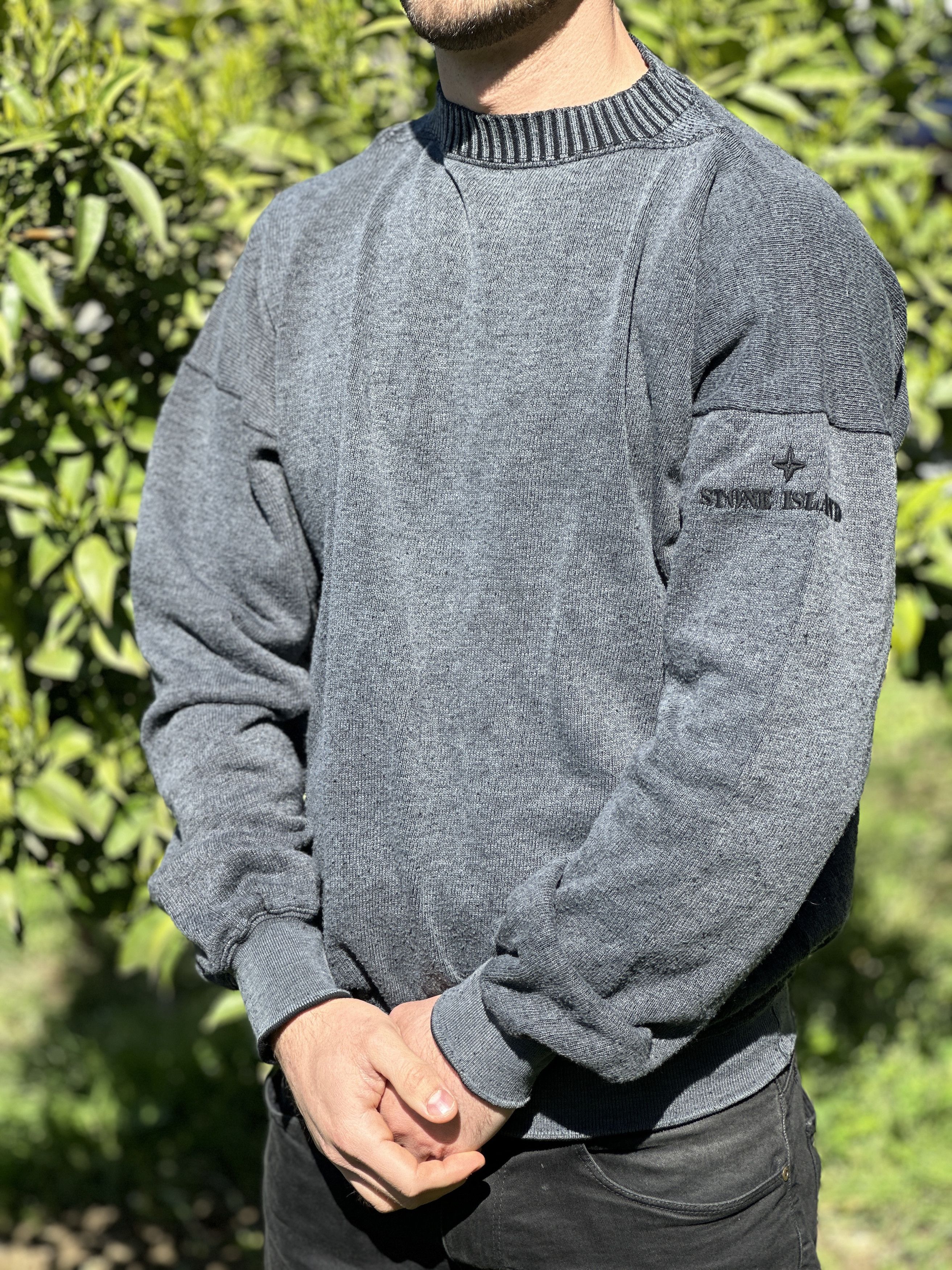 Stone Island Archive 1998 Stone Island Marina Collection Sweater Size L Size US L / EU 52-54 / 3 - 4 Thumbnail