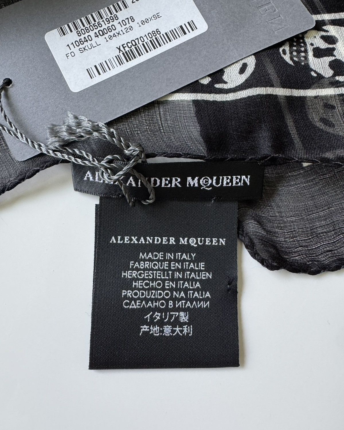 Alexander McQueen Alexander McQueen Skull Scarf Size ONE SIZE - 9 Thumbnail
