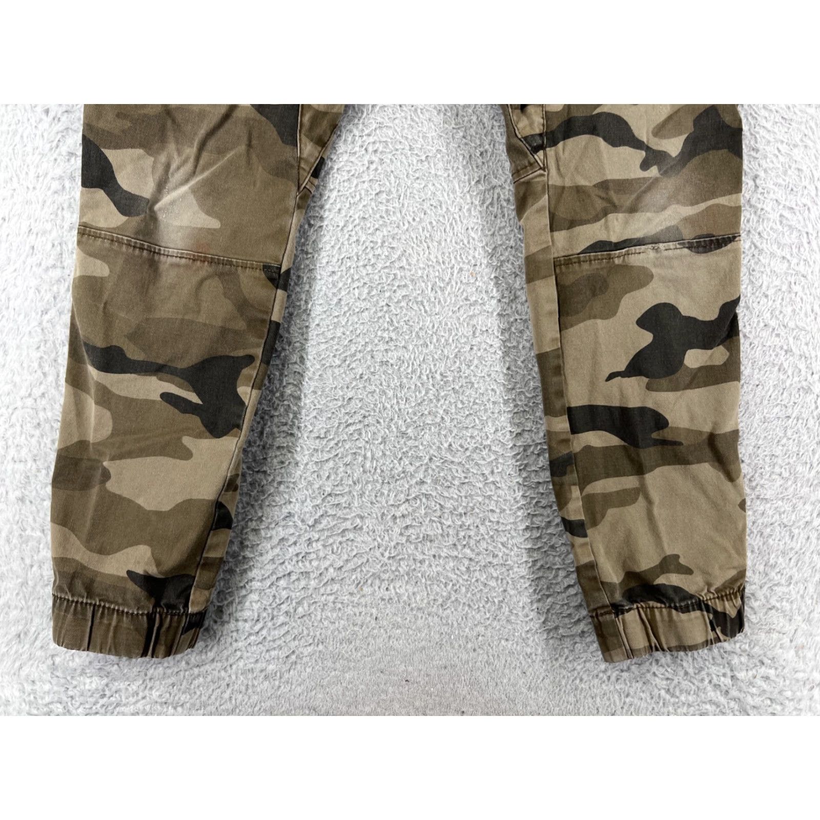 Vintage Divided Womens Cargo Pants 30 Brown Woodland Camouflage Cotton Canvas Inseam 26" Regular Tapered Size 30" / US 8 / IT 44 - 5 Thumbnail