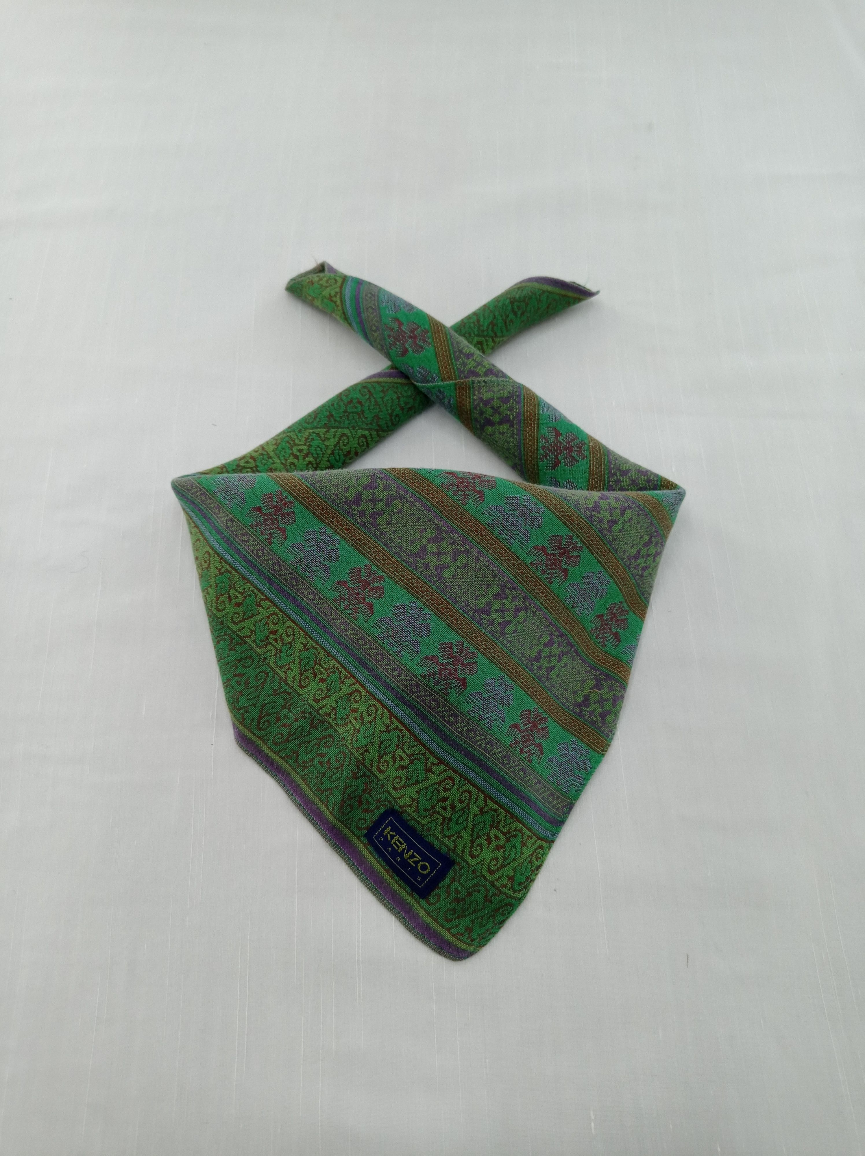 Kenzo × Vintage Vintage Kenzo Handkerchief Neckerchief Bandana H709H Size ONE SIZE - 1 Thumbnail
