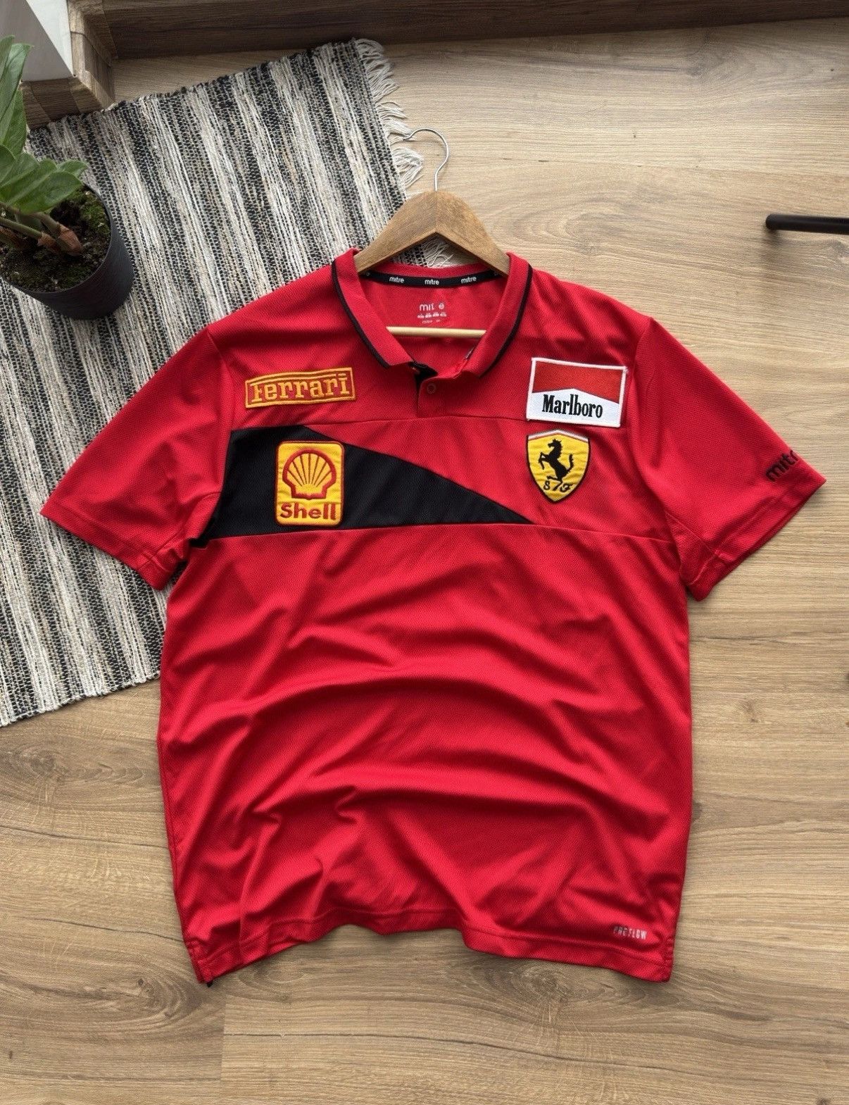 Ferrari Vintage Ferrari Marlboro Racing Jersey Polo Red Mitre Shirt Size US L / EU 52-54 / 3 - 2 Thumbnail