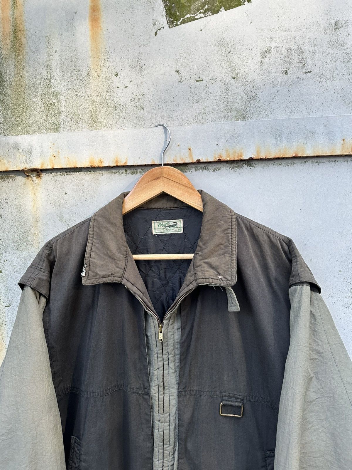 Vintage 👹Vintage THRASHED Crocodile Classic Bomber Jacket Size US M / EU 48-50 / 2 - 4 Thumbnail