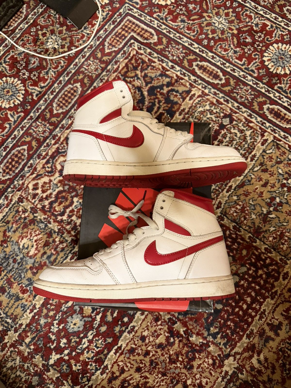 Jordan Brand Jordan 1 High Track Red Size US 9 / EU 42 - 3 Thumbnail