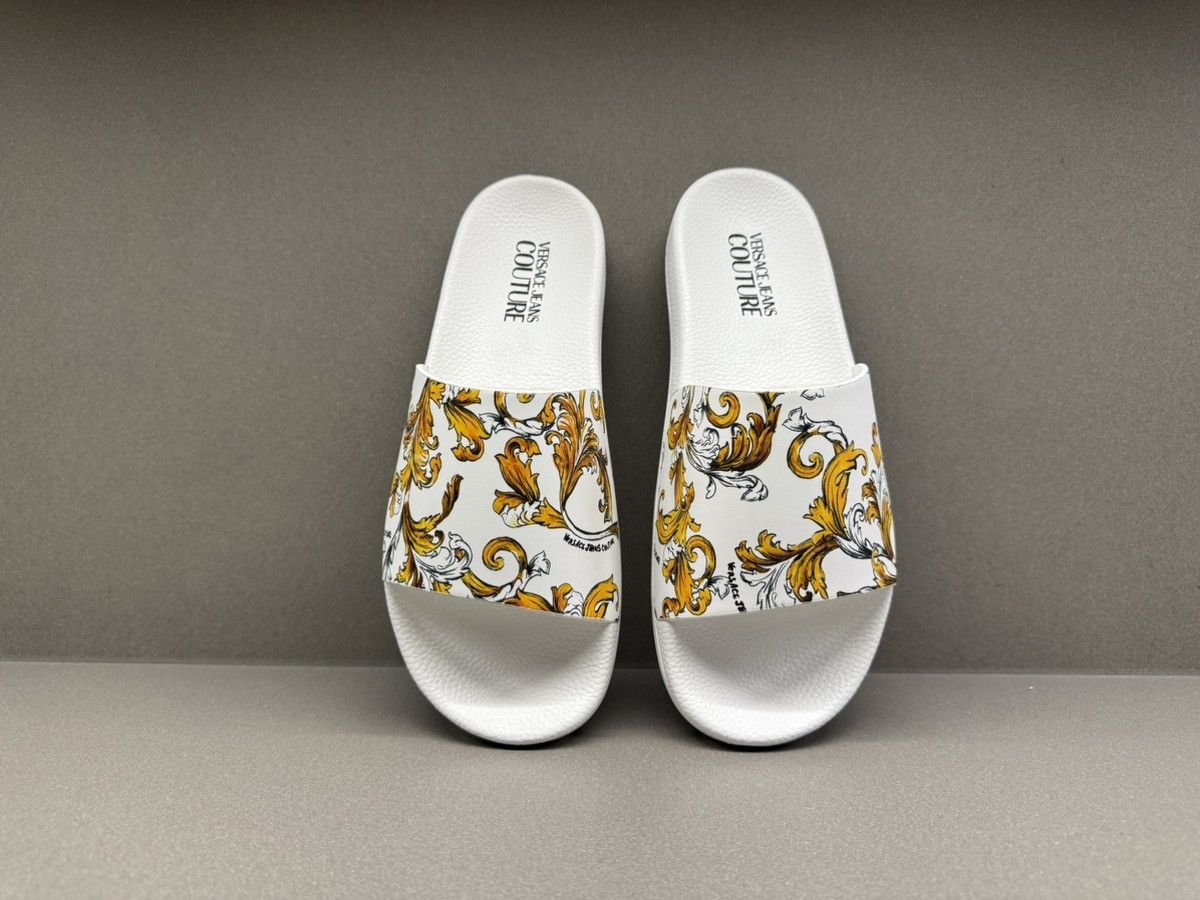 Versace Jeans Couture Versace Jeans Couture Outline Barocco Sliders Size US 9 / EU 42 - 10 Thumbnail