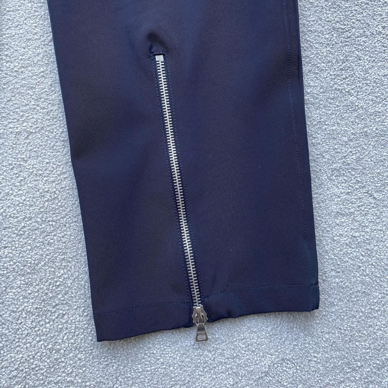 Prada Prada Men’s Technical Backzip Utility Trousers Size 46 Navy Size US 30 / EU 46 - 6 Thumbnail