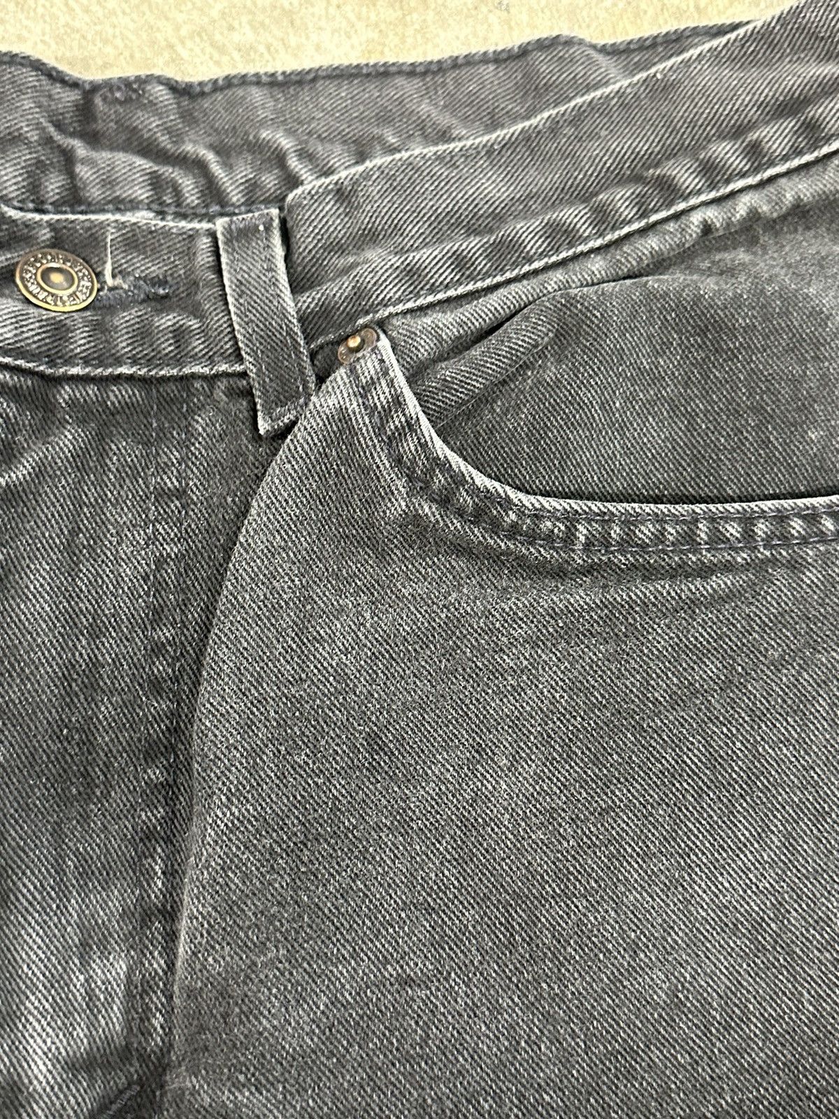 Levi's × Vintage Vintage 90s Levi’s Orange Tab Denim Black Jeans Size US 32 / EU 48 - 6 Thumbnail