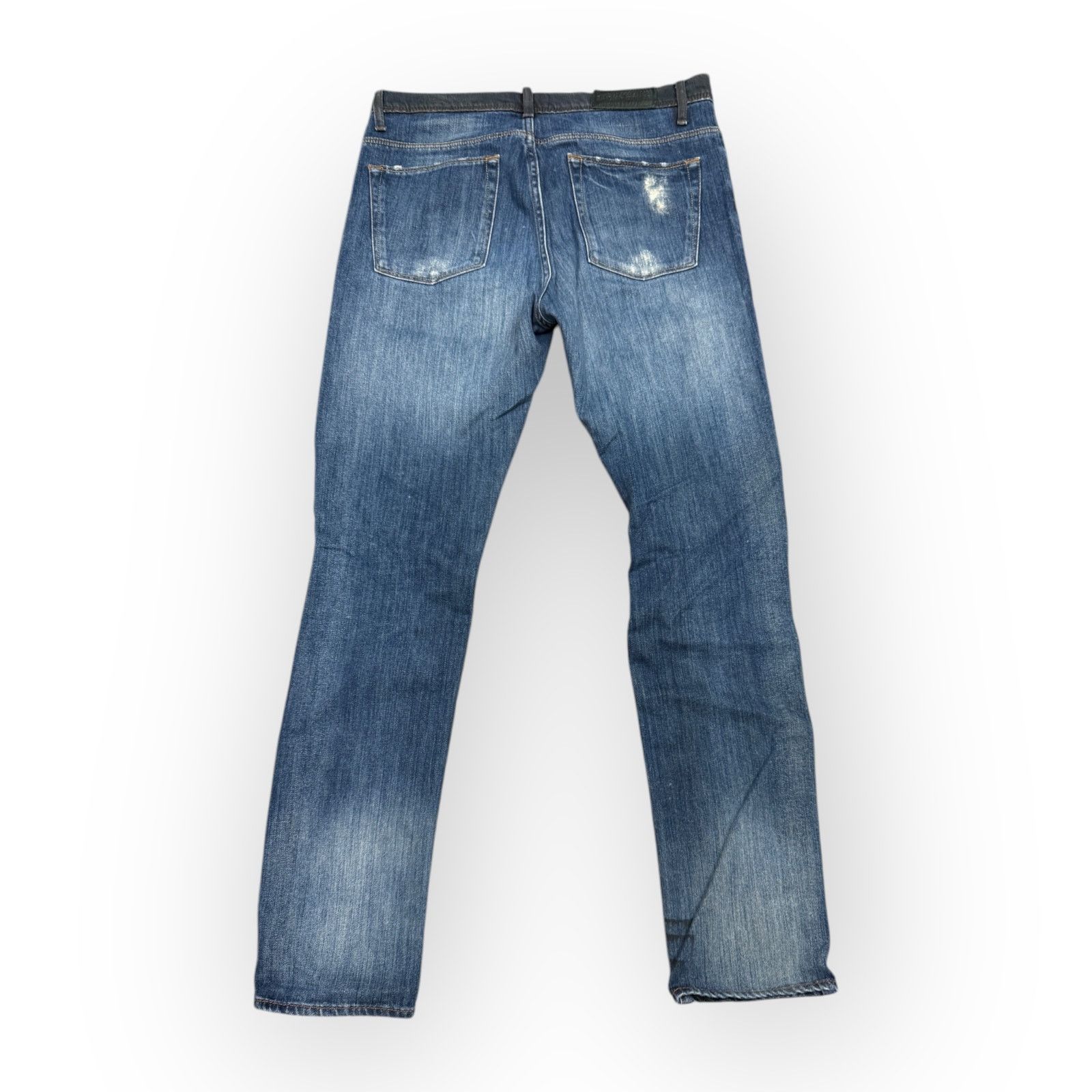 EACH x OTHER Each x Other Paris Two Color Denim Waxed Front Skinny Jeans Size 26" / US 2 / IT 38 - 2 Thumbnail