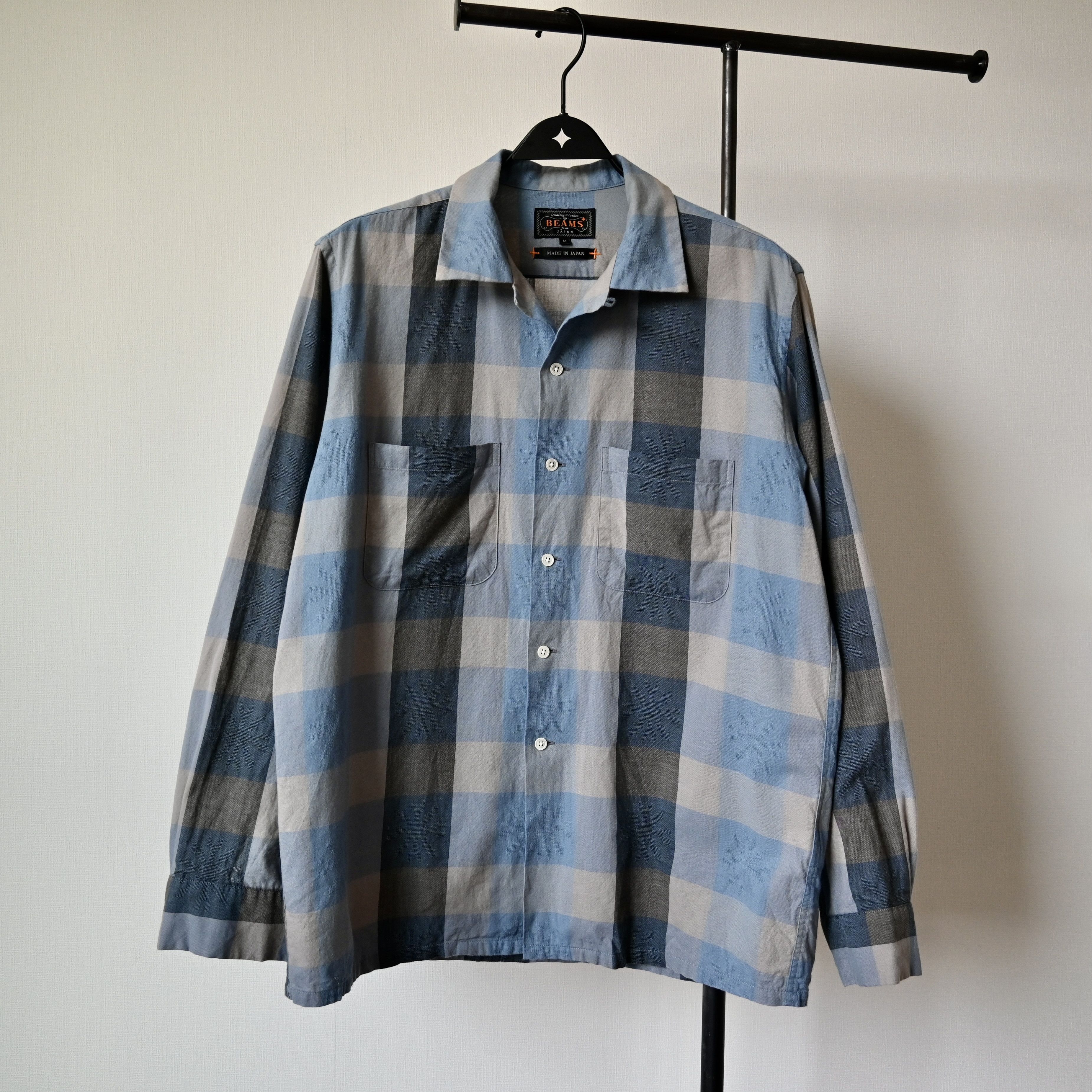 Beams Plus BEAMS Plus openwork block plaid square shirt made in Japan Size US M / EU 48-50 / 2 - 2 Thumbnail
