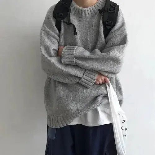 Aran Isles Knitwear × Handmade × Japanese Brand Men's warm soft sweater Size US L / EU 52-54 / 3 - 1 Thumbnail