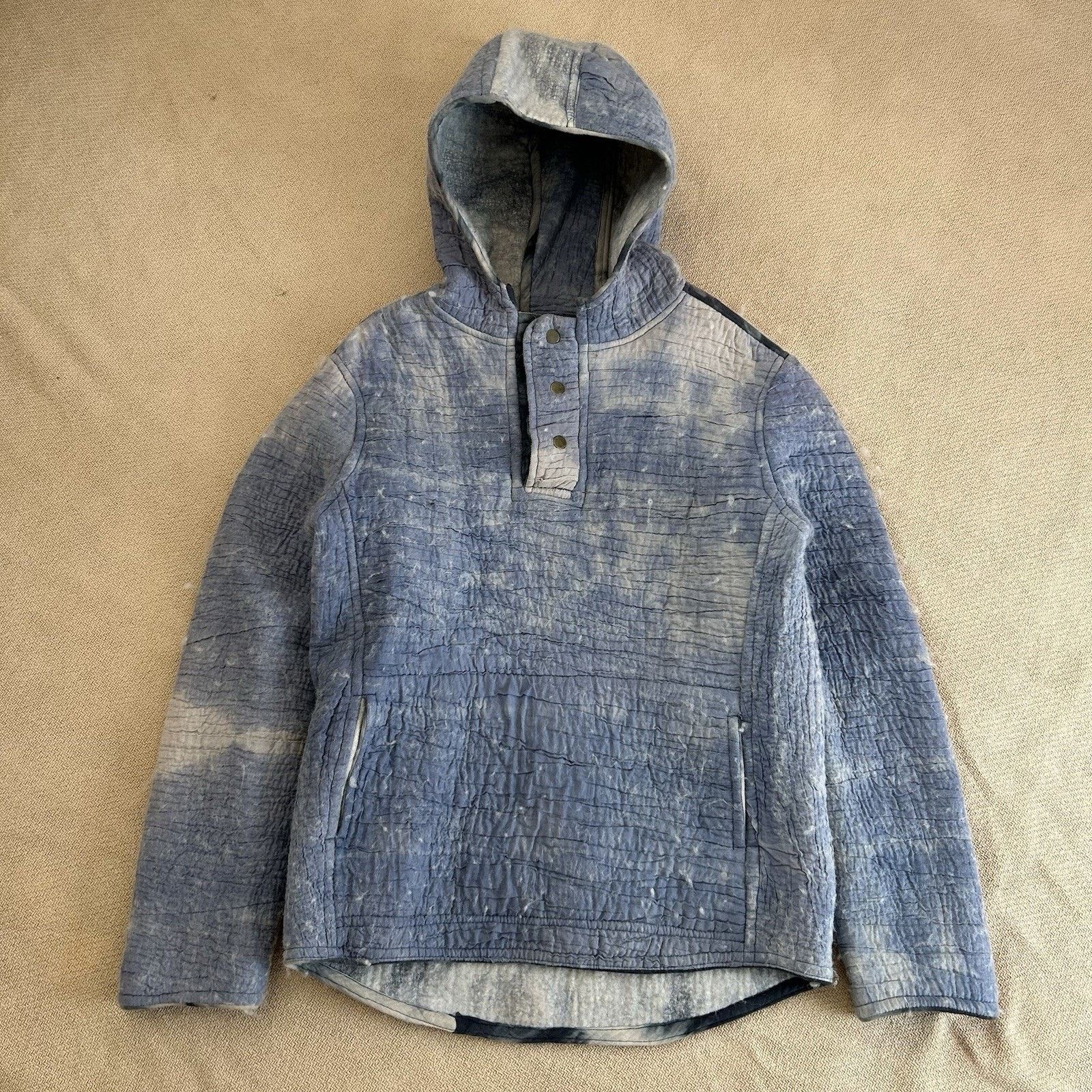 Vintage Army Military Thick Wool Liner Parka Snap Hoodie Medium Size US M / EU 48-50 / 2 - 1 Thumbnail
