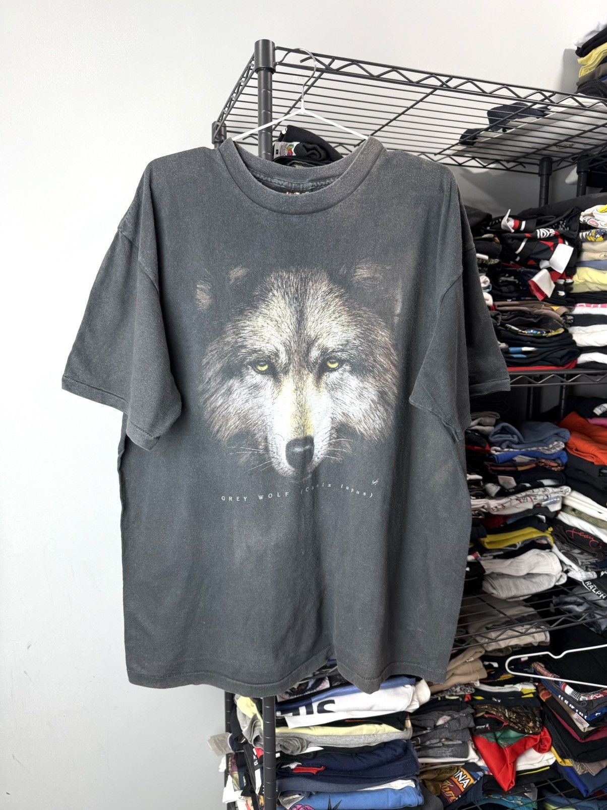 Vintage 90’s Vintage 3d Emblem Wolf T Shirt All Over Print Supreme Size US XL / EU 56 / 4 - 1 Thumbnail
