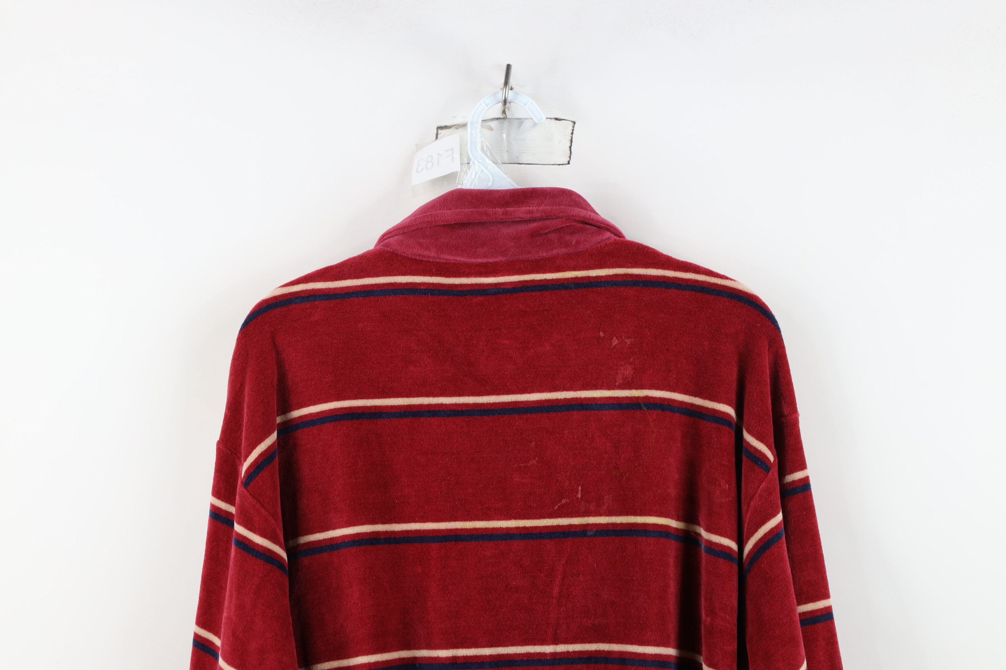 Vintage Deadstock Vintage 70s Streetwear Striped Rugby Polo Shirt Size US XL / EU 56 / 4 - 12 Thumbnail