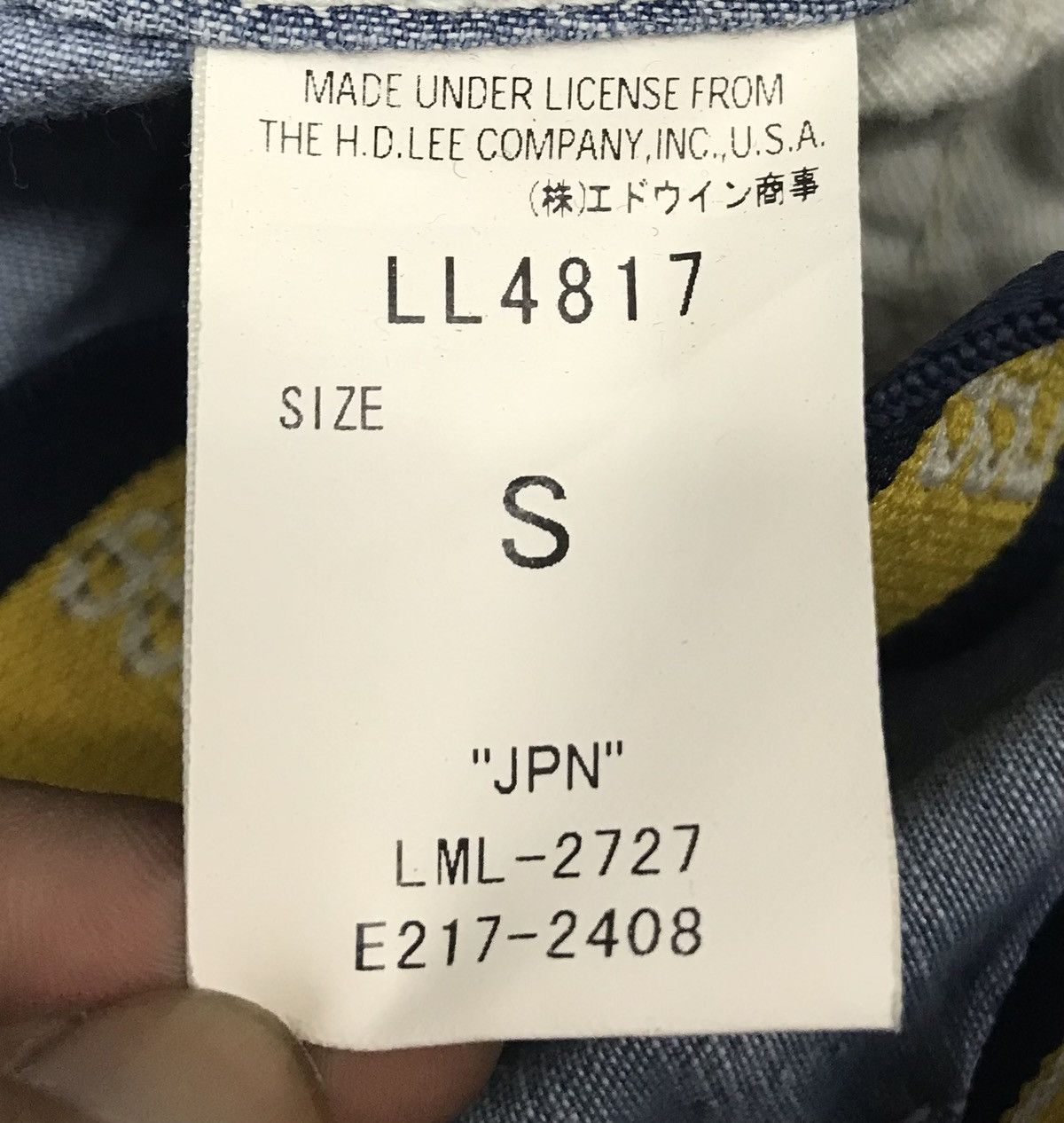 Lee Vintage Lee Union Made Sanforized Overall Size US 32 / EU 48 - 13 Thumbnail