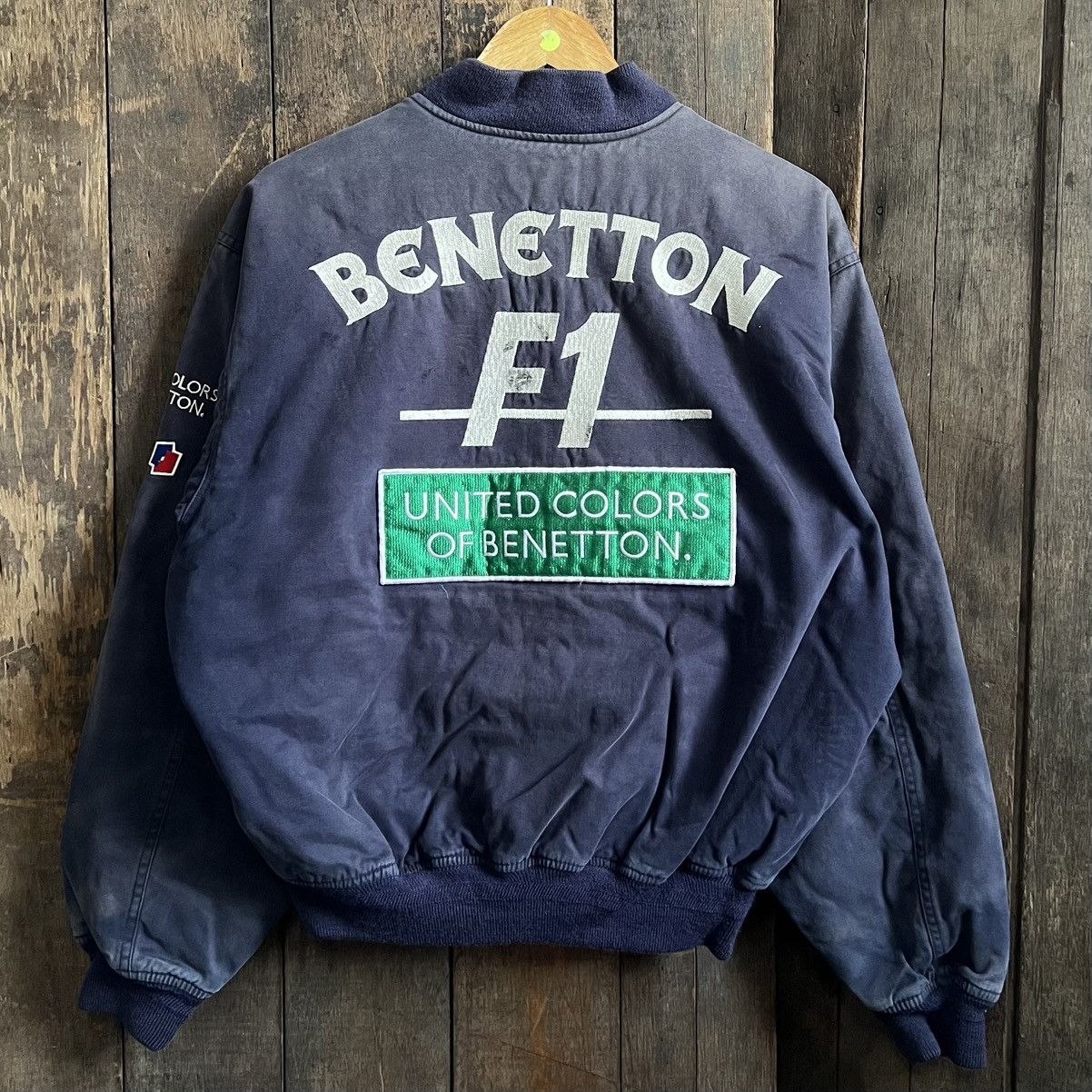 Benetton Vintage Benetton Formula 1 Racing Jacket Size US M / EU 48-50 / 2 - 2 Thumbnail