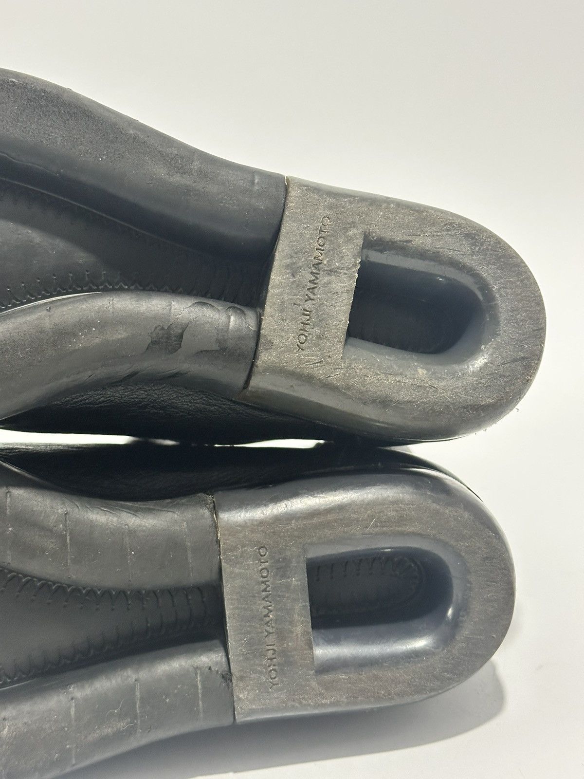Adidas × Yohji Yamamoto ADIDAS X YOHJI YAMAMOTO BLACK LEATHER CHELSEA BOOTS Size US 9.5 / EU 42-43 - 7 Thumbnail