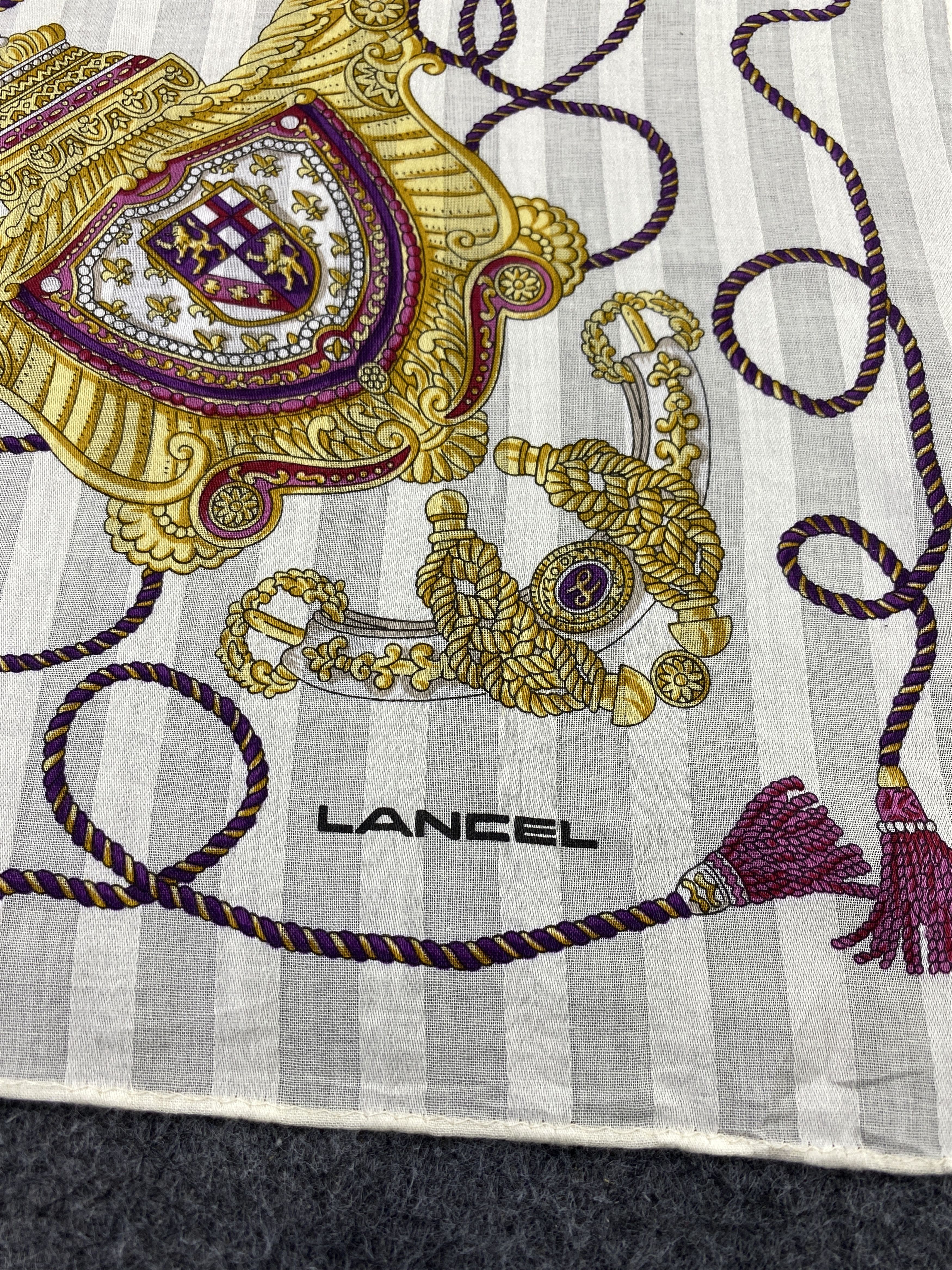 Lancel Lancel Handkerchief / Bandana / Neckerchief-B322 Size ONE SIZE - 5 Thumbnail
