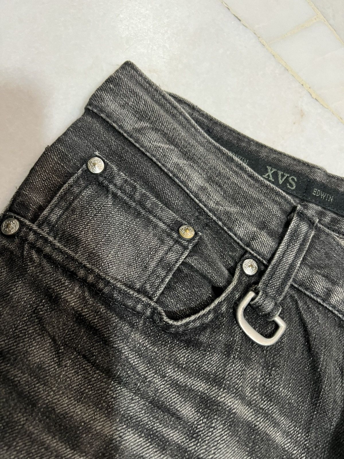 Edwin FLARE EDWIN XVS INSPIRED CHROME HEART STONE WASH JEAN Size US 33 - 10 Thumbnail