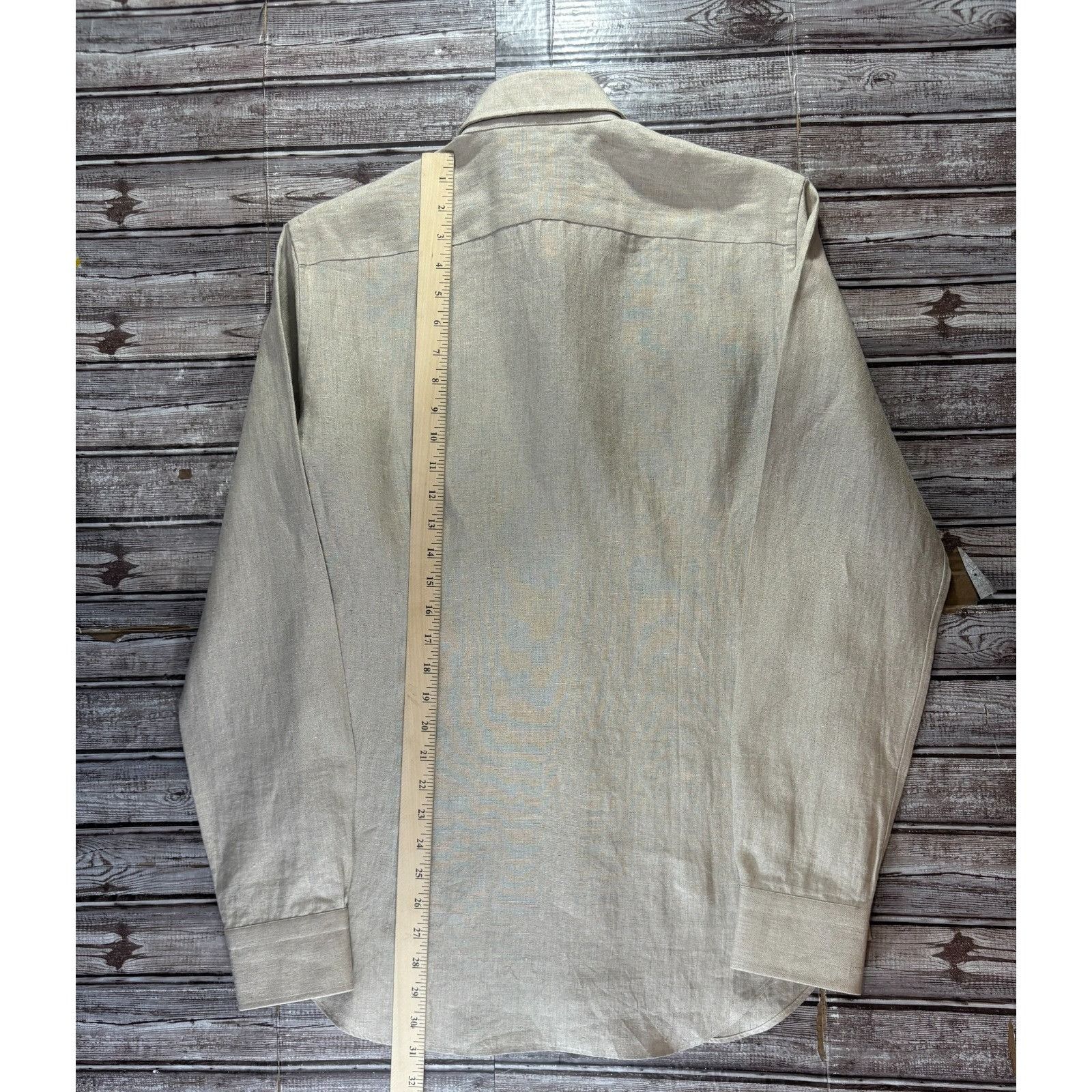 Todd Snyder Emanuele Maffeis x Todd Snyder linen dress Shirt size 15.5 b Size US M / EU 48-50 / 2 - 3 Thumbnail