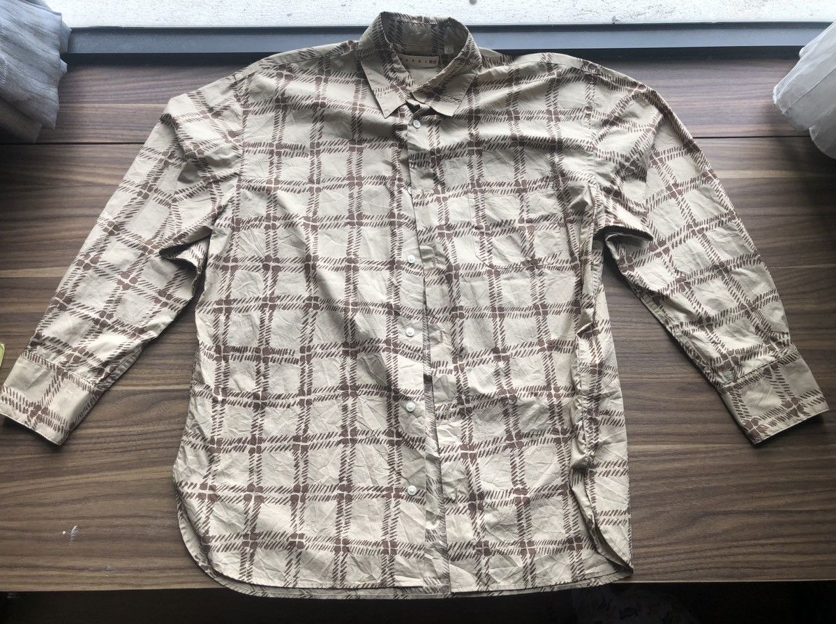 Marni SS22 Marni oversized baggy button down long sleeve shirt Size US L / EU 52-54 / 3 - 2 Thumbnail