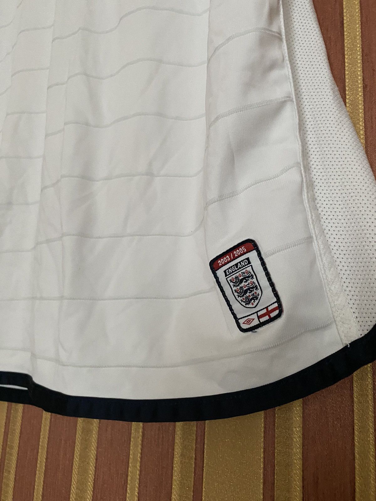 Umbro ENGLAND 2003 2005 HOME SOCCER JERSEY UMBRO REVERSIBLE Size US L / EU 52-54 / 3 - 2 Thumbnail