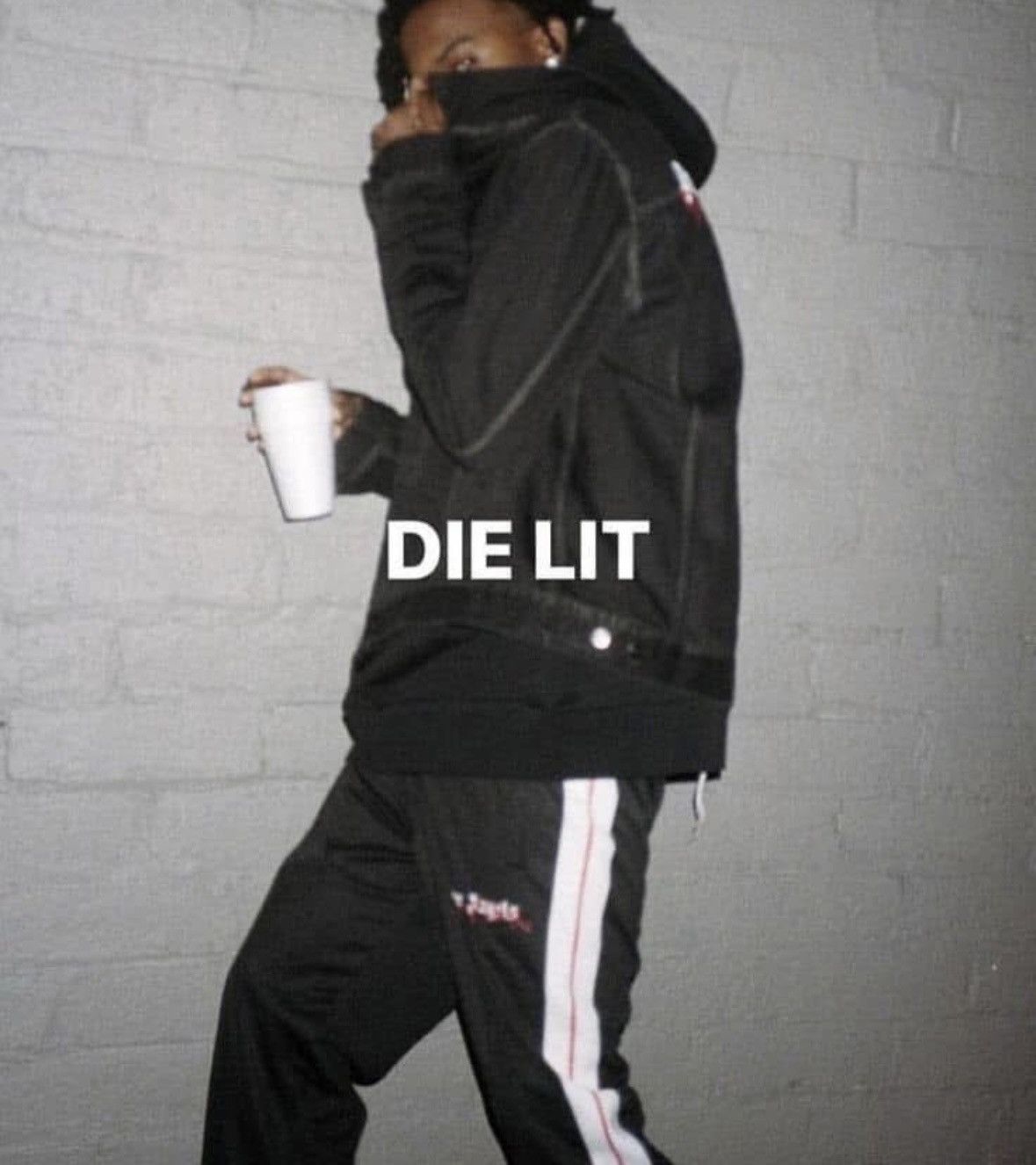 Palm Angels x Playboi Carti Die Punk Track Jacket Black