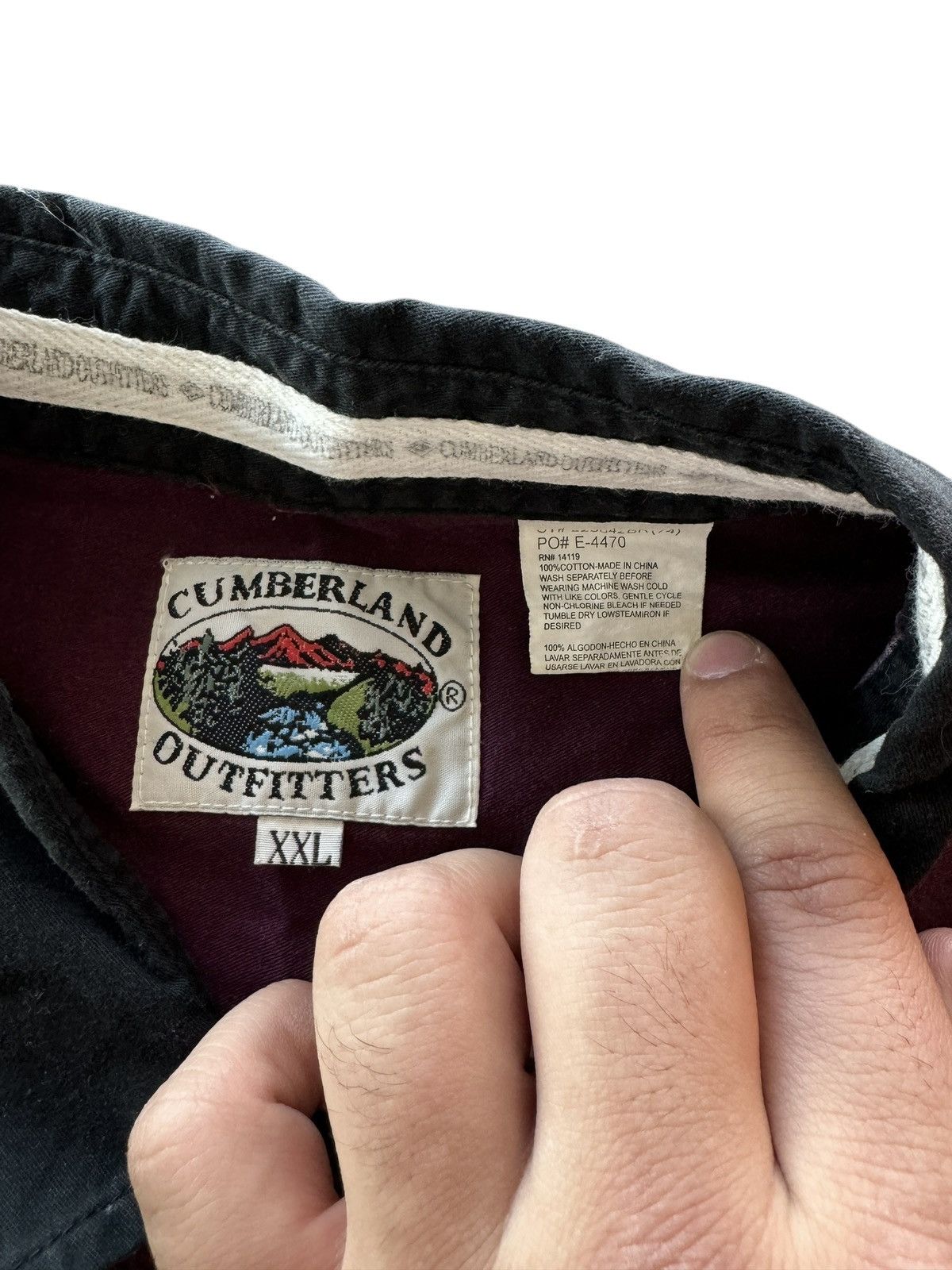 Vintage Vintage Cumberland Outfitters Double Sided Pearl Snap Shirt Size US XXL / EU 58 / 5 - 8 Thumbnail