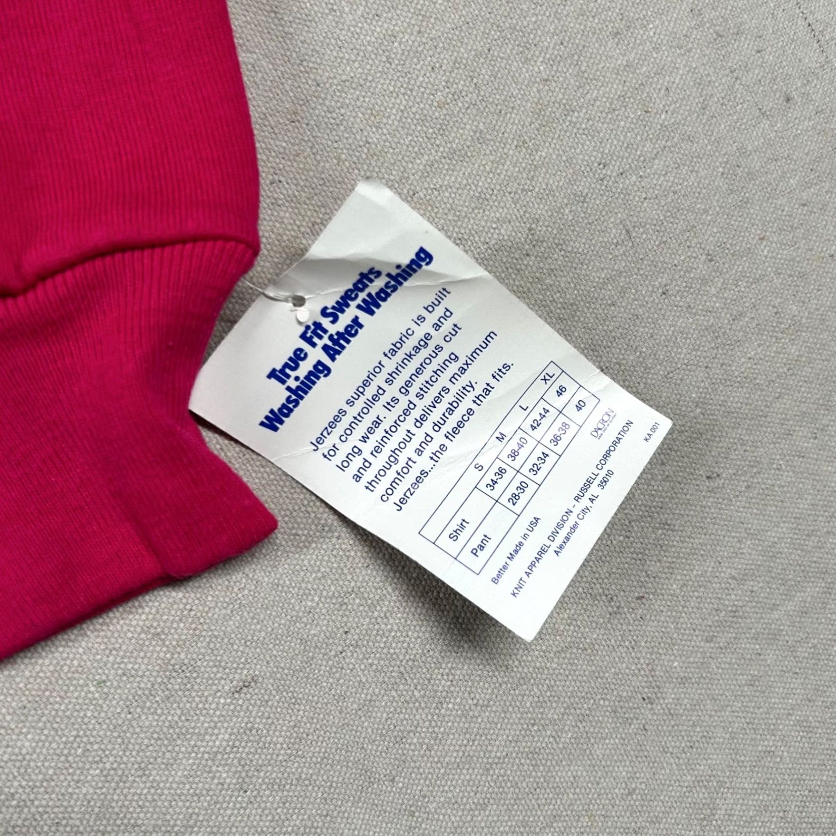 Jerzees Vintage Jerzees Sweatshirt Womens XL Colony Club Southampton Shores 1980s Pink Activewear Size XL / US 12-14 / IT 48-50 - 6 Thumbnail