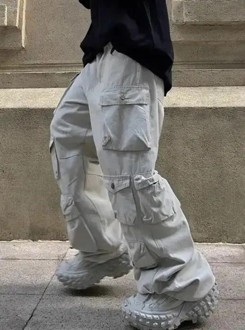 Concepts d'Odeur Gray Color Casual Trousers Cargo Pant Size US 30 / EU 46 - 3 Thumbnail