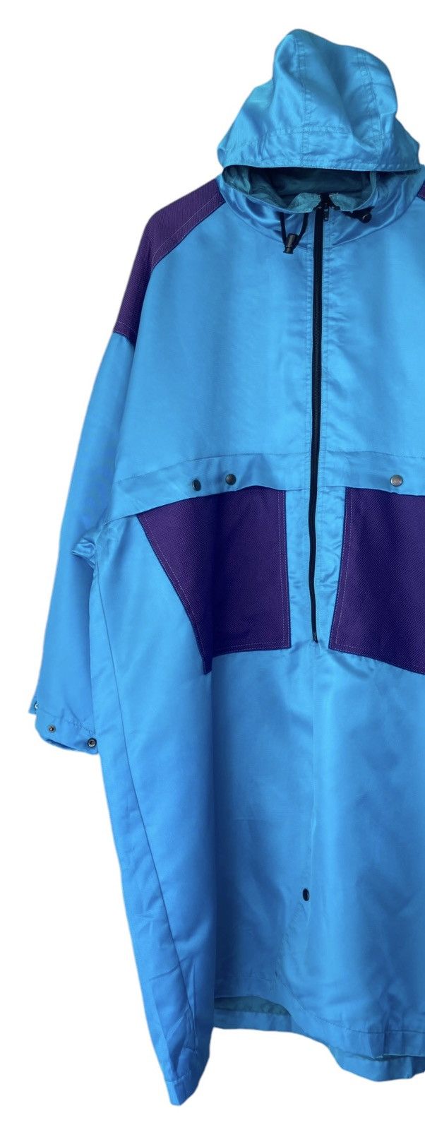 Mizuno × Vintage MIZUNO Oversize Hoodie Jacket Nylon Size US L / EU 52-54 / 3 - 3 Thumbnail
