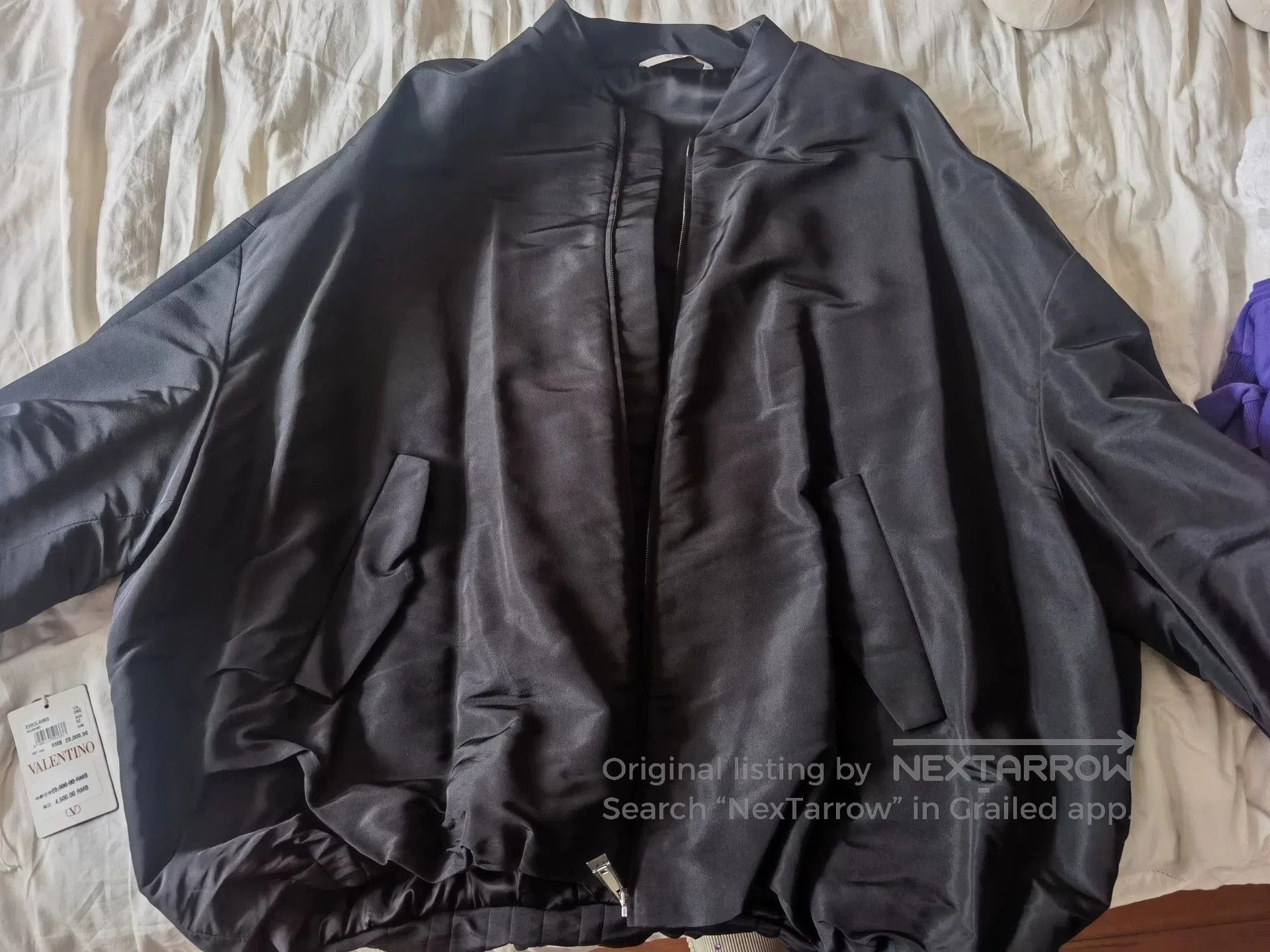Valentino Valentino Silk Outerwear Jacket. Size US XL / EU 56 / 4 - 3 Thumbnail