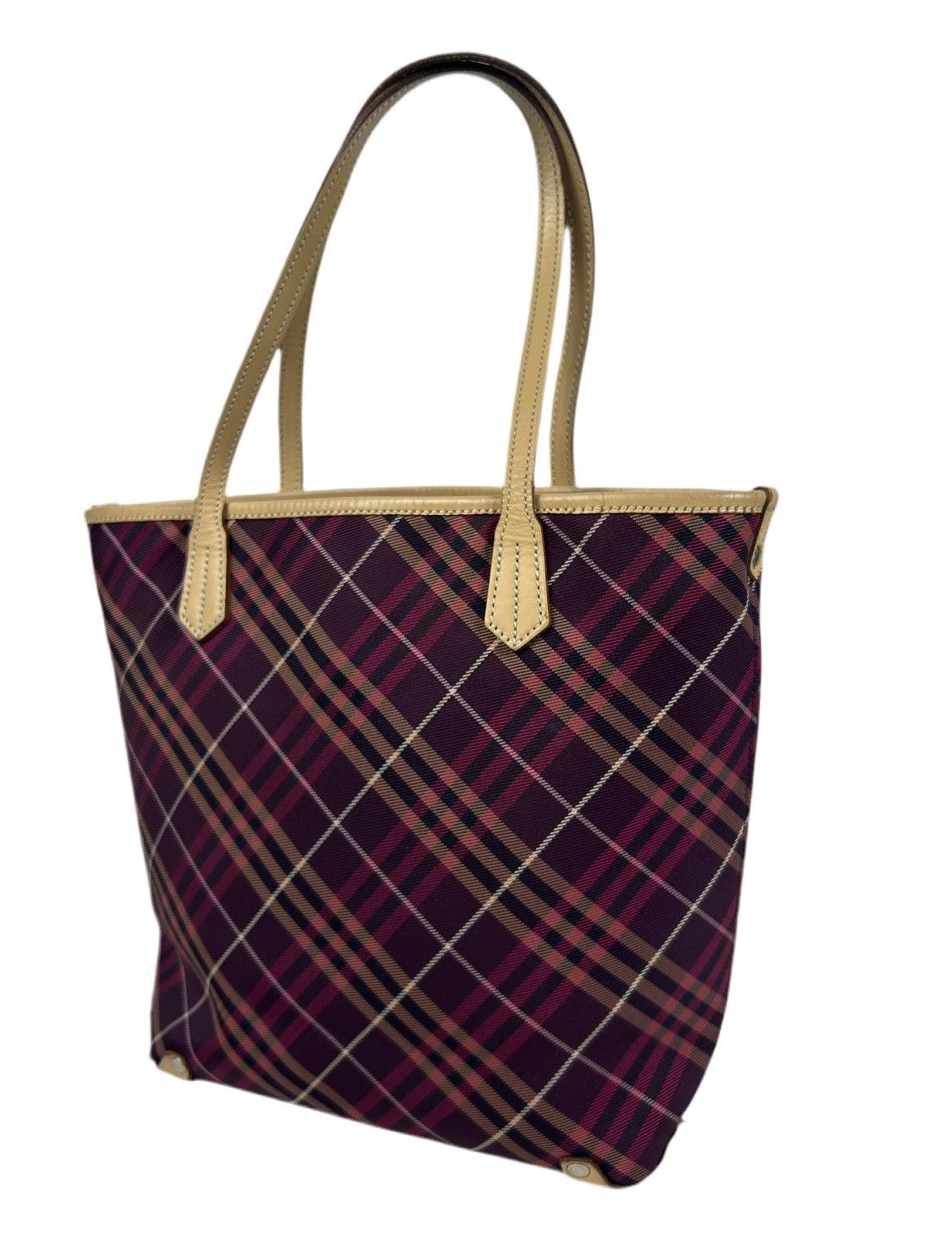 Burberry Burberry Blue Label Canvas Tote Bag Size ONE SIZE - 1 Thumbnail