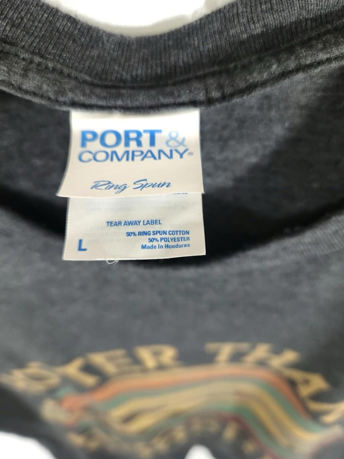 Designer Port & Company Graphic T-Shirt Hotter Than a Hoochie Coochie Size ONE SIZE - 2 Thumbnail