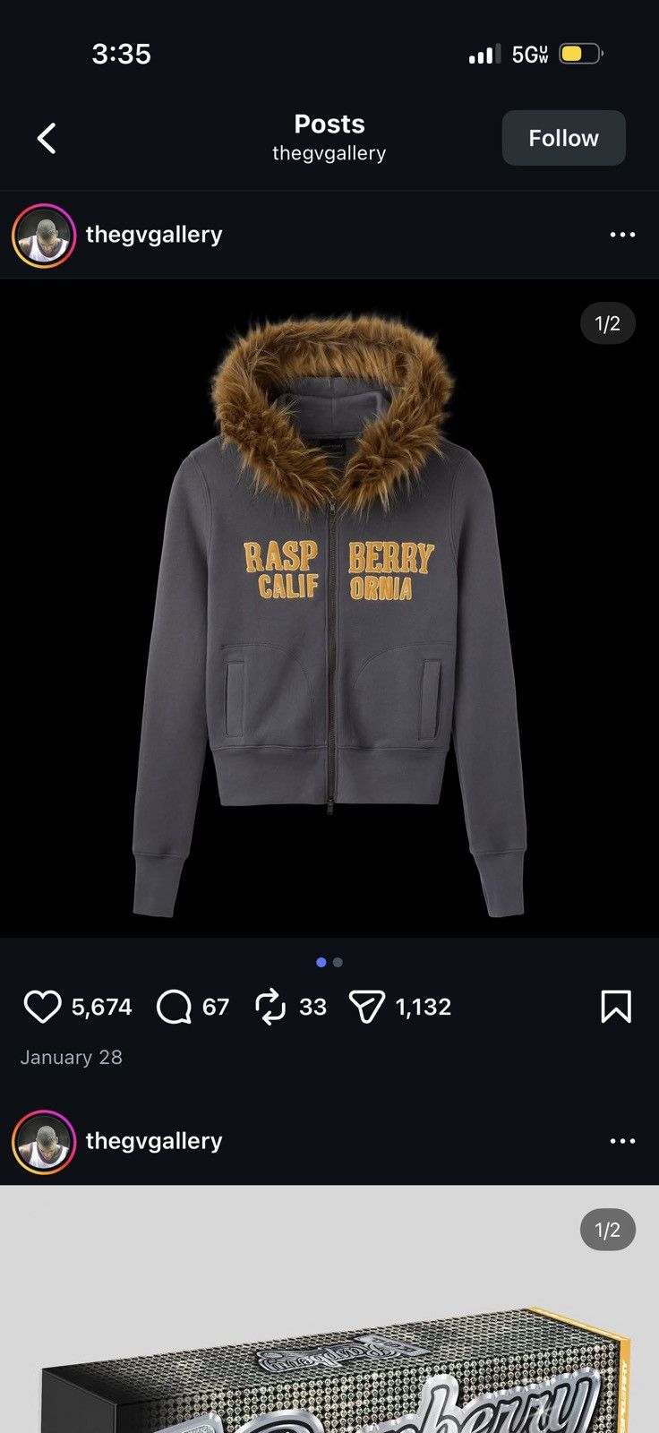 The GV Gallery The Gv Gallery Paris Hilton Zip Up Size US L / EU 52-54 / 3 - 6 Thumbnail