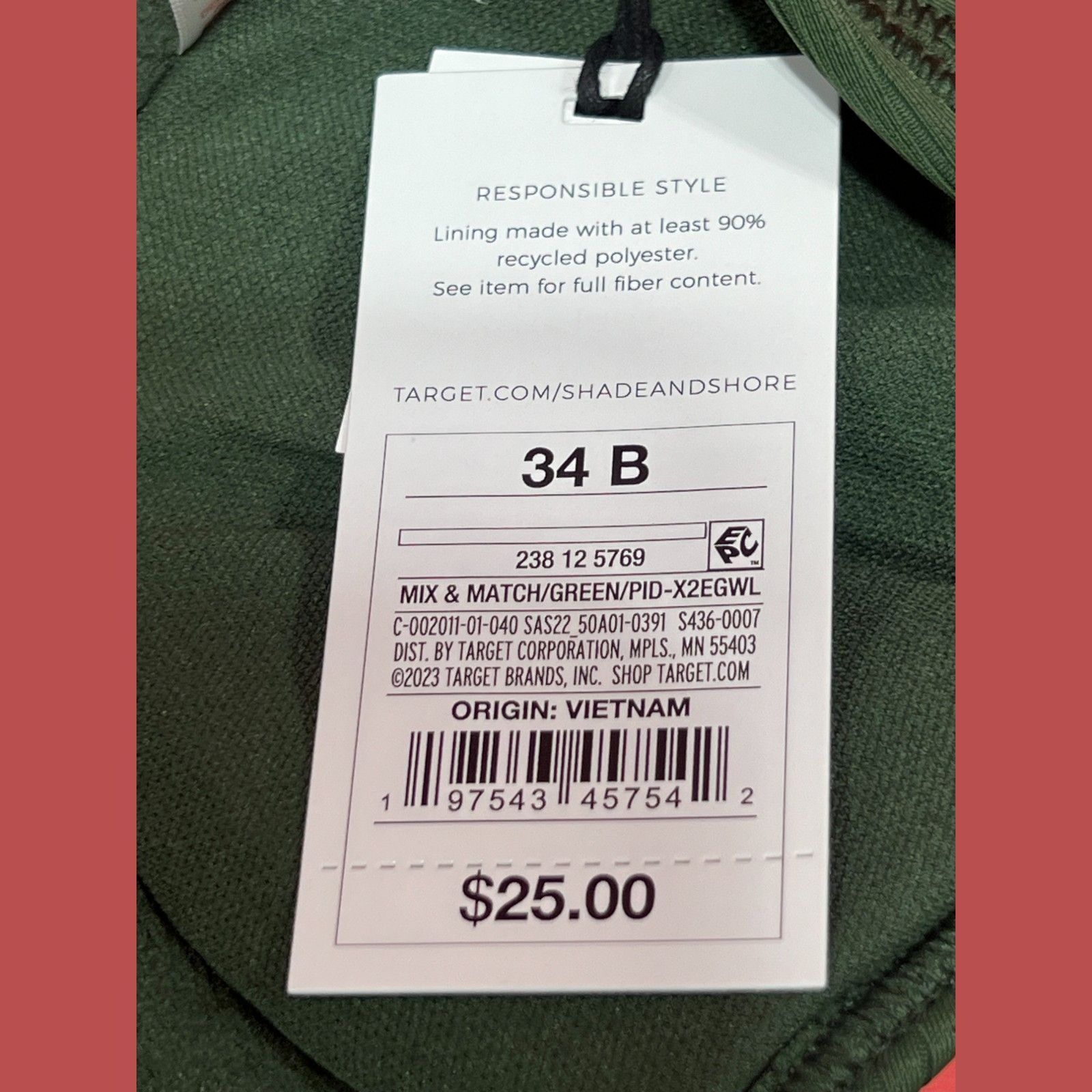 Other Shade & Shore - Women's Retro Ribbed Underwire Bikini Top - Size ONE SIZE - 6 Thumbnail