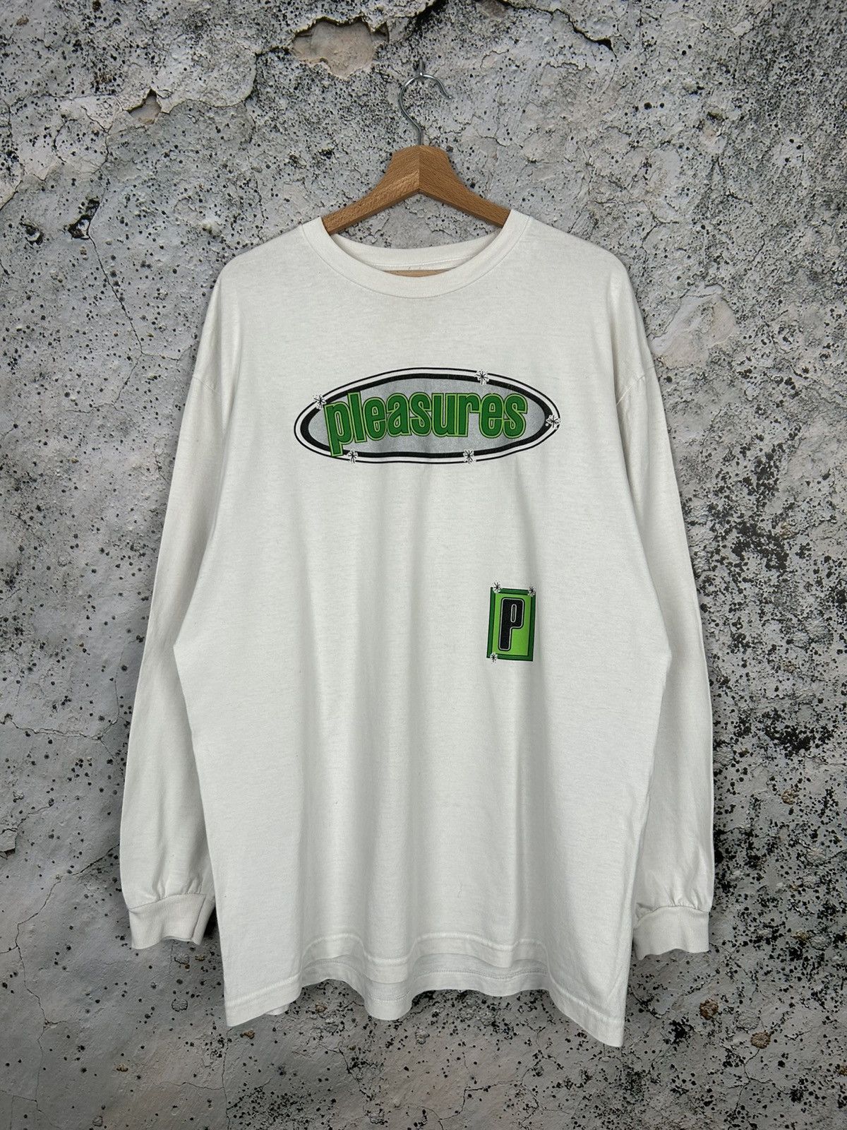 Pleasures Pleasures Now White Longsleeve Streetwear Hype Skate Rock Size US XL / EU 56 / 4 - 1 Thumbnail
