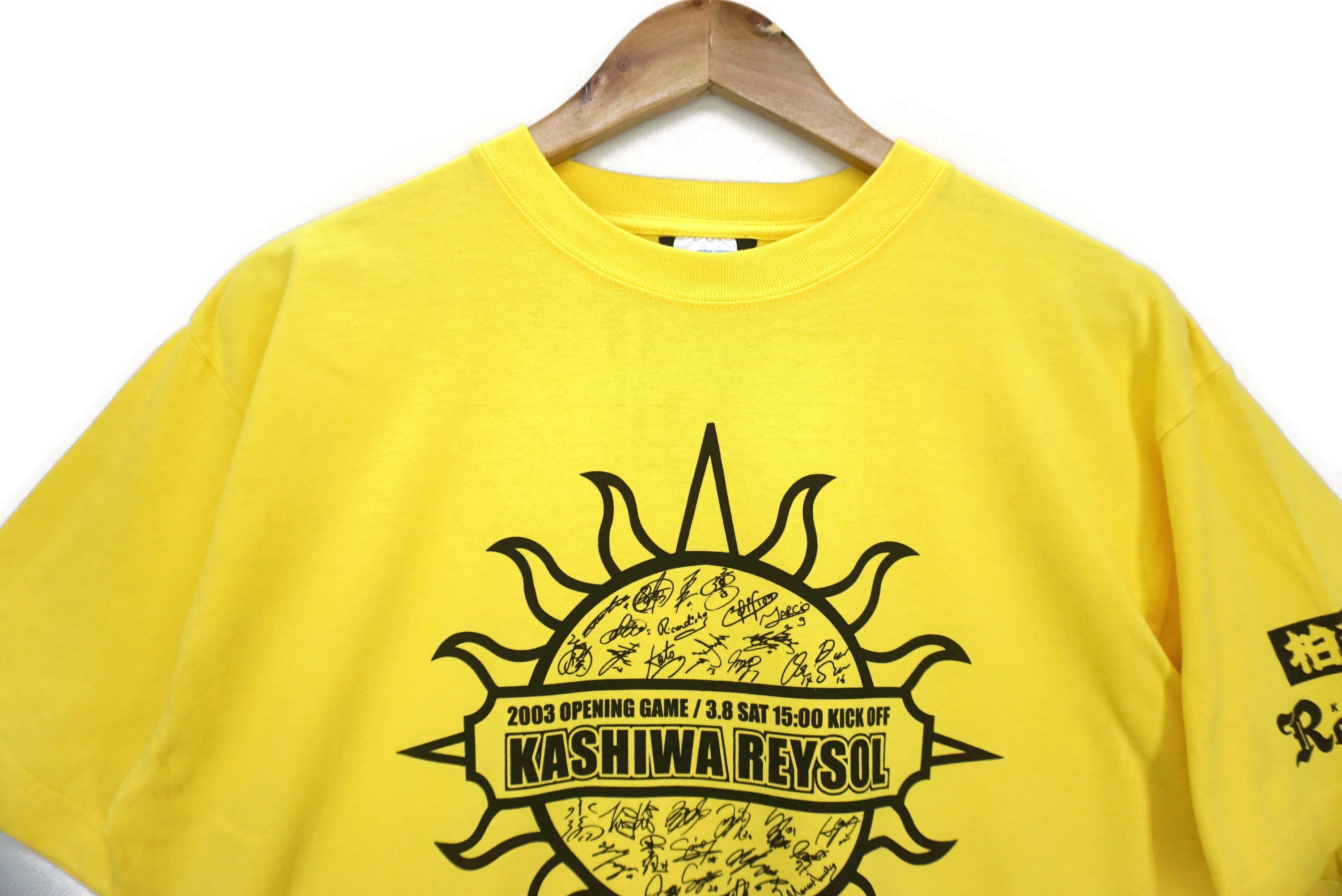 Japanese Brand Kashiwa Reysol Japan National Team JFA JLeague Tee 2003 Size US L / EU 52-54 / 3 - 3 Thumbnail