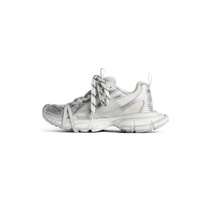 Balenciaga o1la1rc1a0825 3XL Summer Mesh Sneakers in White/Grey Size US 11 / IT 41 - 4 Thumbnail