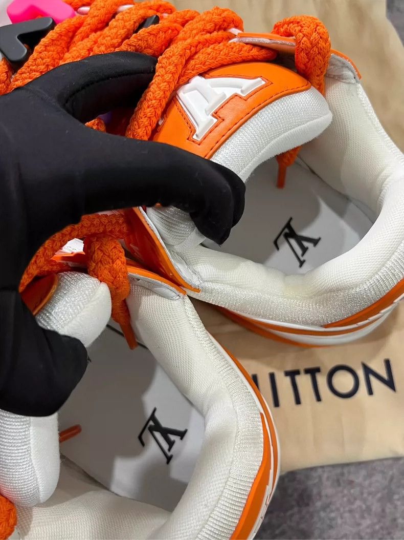 Louis Vuitton Louis Vuitton Orange Little Fat Ding shoes Size US 8.5 / EU 41-42 - 6 Thumbnail