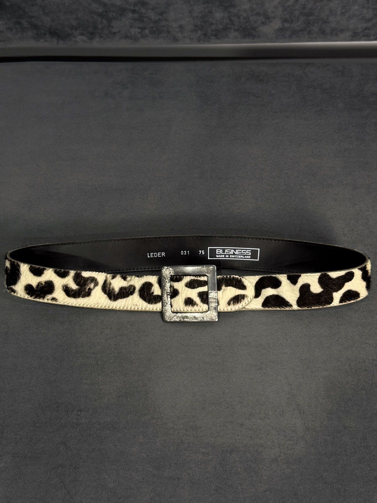 Y2K Vintage Streetwear Glamour Cow Leather Western Belt
