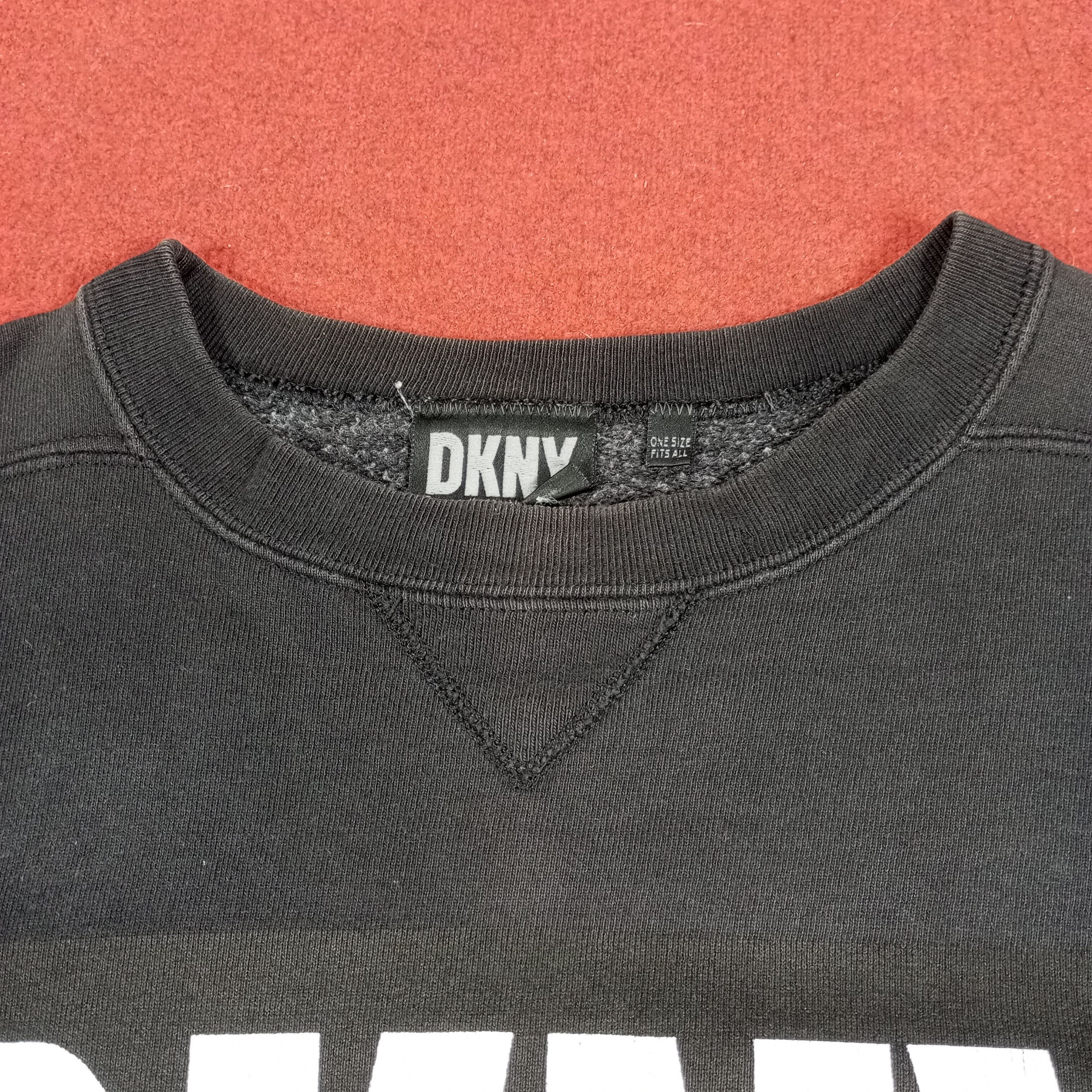DKNY × Vintage DKNY Center Design Streetwear Style Vintage Sweatshirt Size US XXL / EU 58 / 5 - 4 Thumbnail
