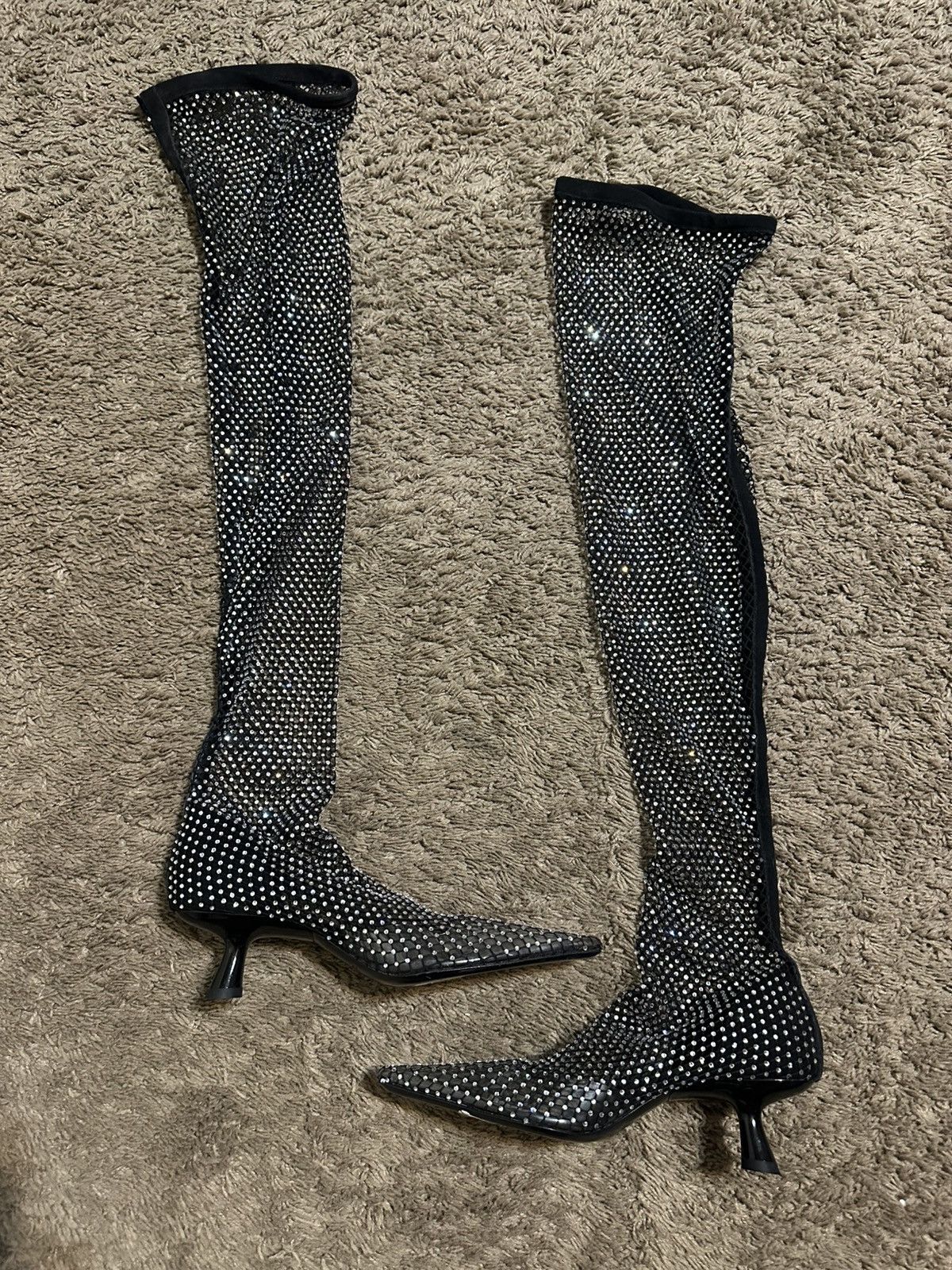 Simon Miller Vintage Simon miller crystal fishnet kuki boot size 9.5 Size US 9.5 / IT 39.5 - 1 Thumbnail