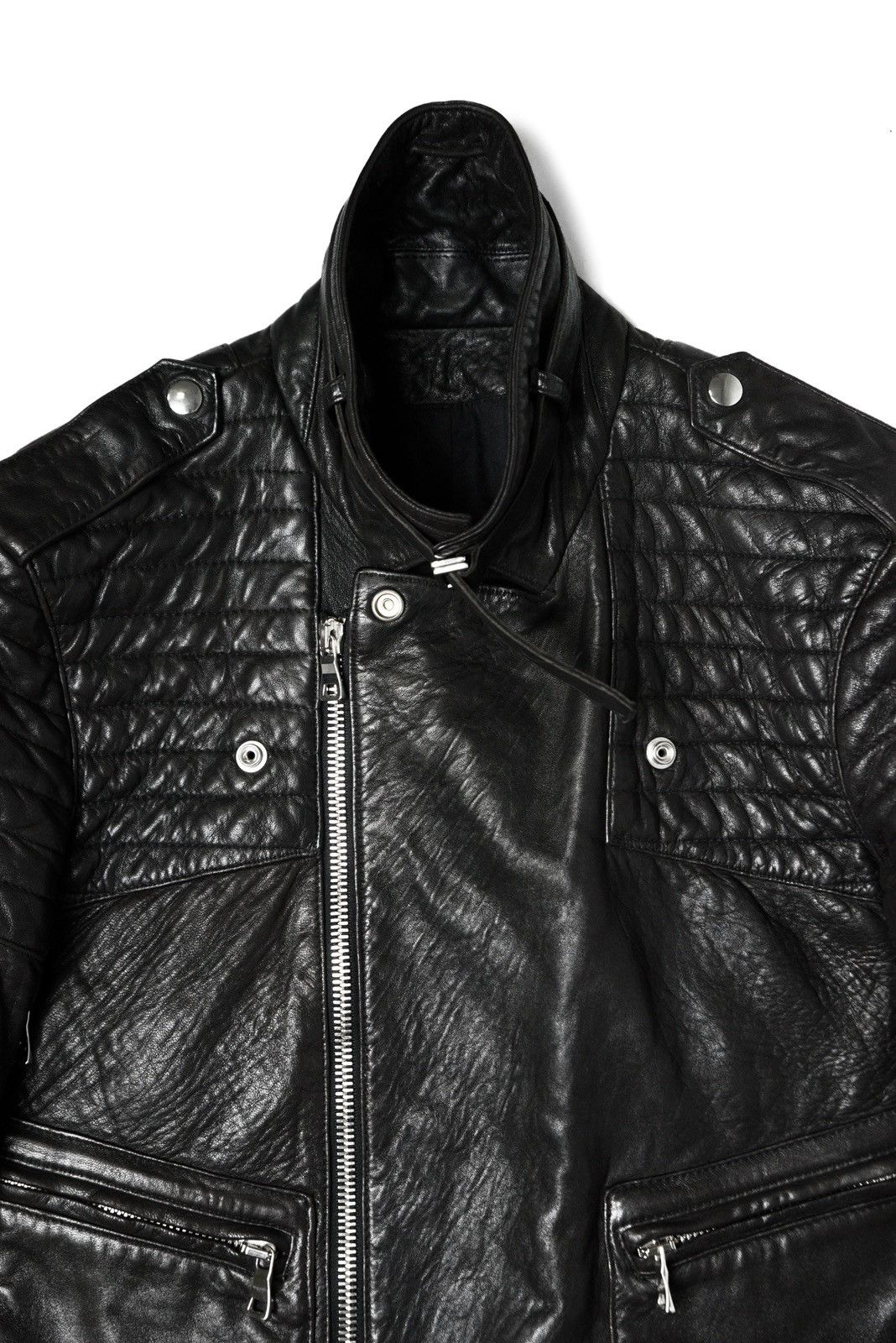 Balmain Balmain SS13 Lamb Leather Biker Jacket by Olivier Rousteing Size US M / EU 48-50 / 2 - 6 Thumbnail