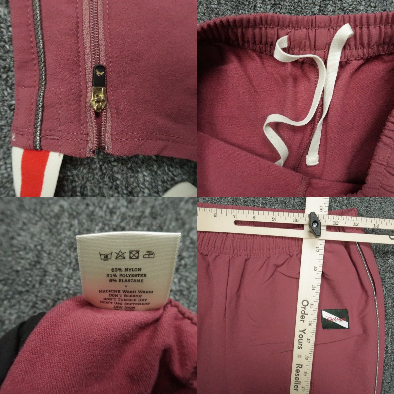 Vintage Tracksmith Pants Women Small Red Bislett Stirupps Eliot Stretch Running Training Womens Size 28" / US 6 / IT 42 - 8 Thumbnail