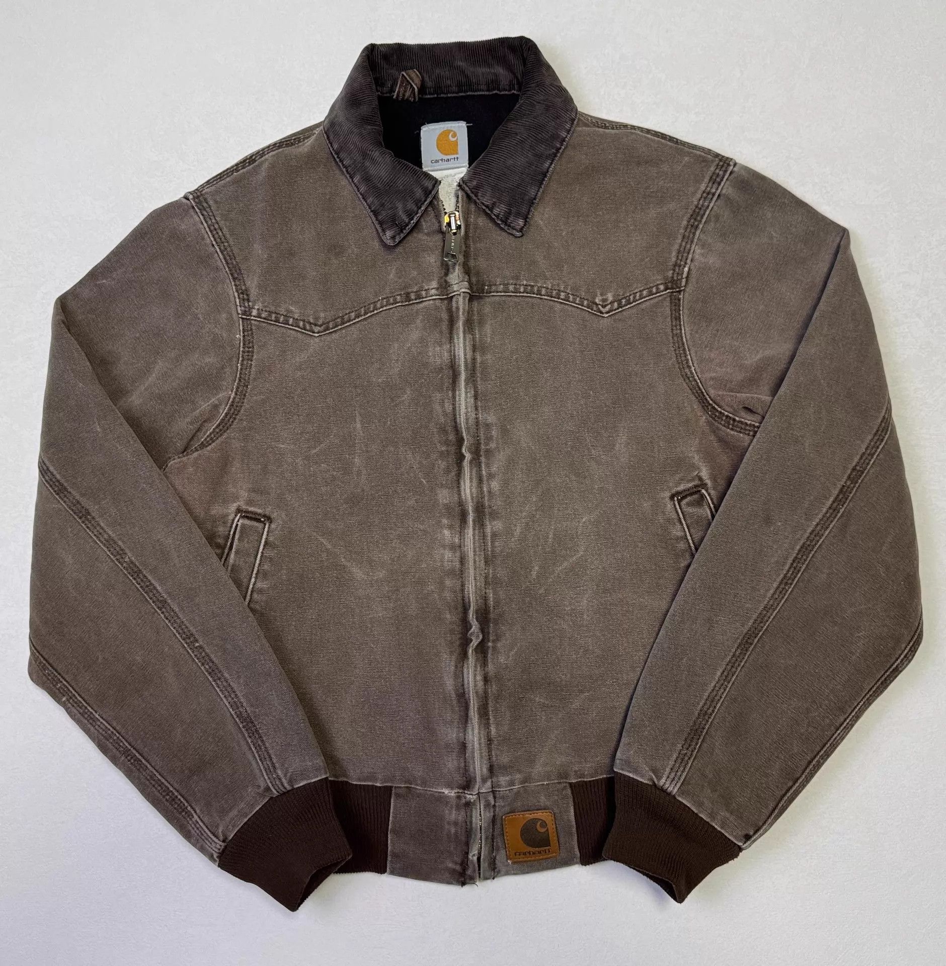 Carhartt Vintage Carhartt J14 Santa Fe Maroon S Size US S / EU 44-46 / 1 - 2 Thumbnail