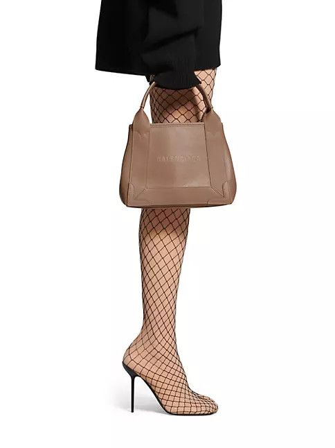 Balenciaga o1mt1gz1224 Size: OS / Navy XS Cabas Top Handle Bag Brown Size ONE SIZE - 3 Thumbnail