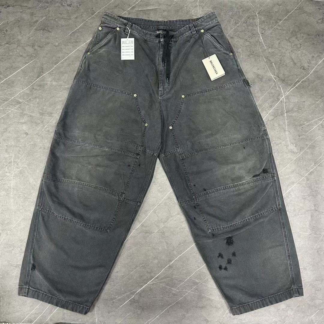 Balenciaga Balenciaga 24FW Distressed Lumberjack Pants Size US 30 / EU 46 - 1 Thumbnail