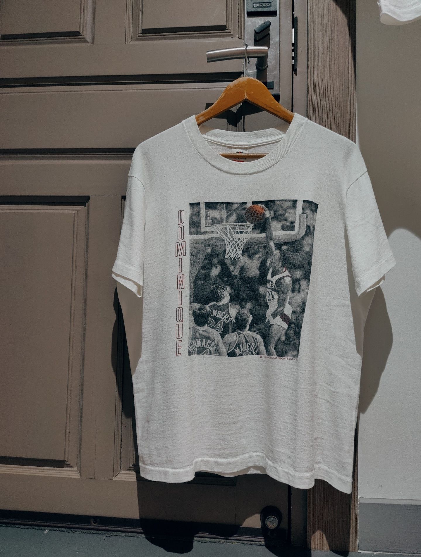 Fruit Of The Loom × NBA × Vintage Vintage 1989 Dominique Wilkins, Atlanta Hawks Size US L / EU 52-54 / 3 - 1 Thumbnail