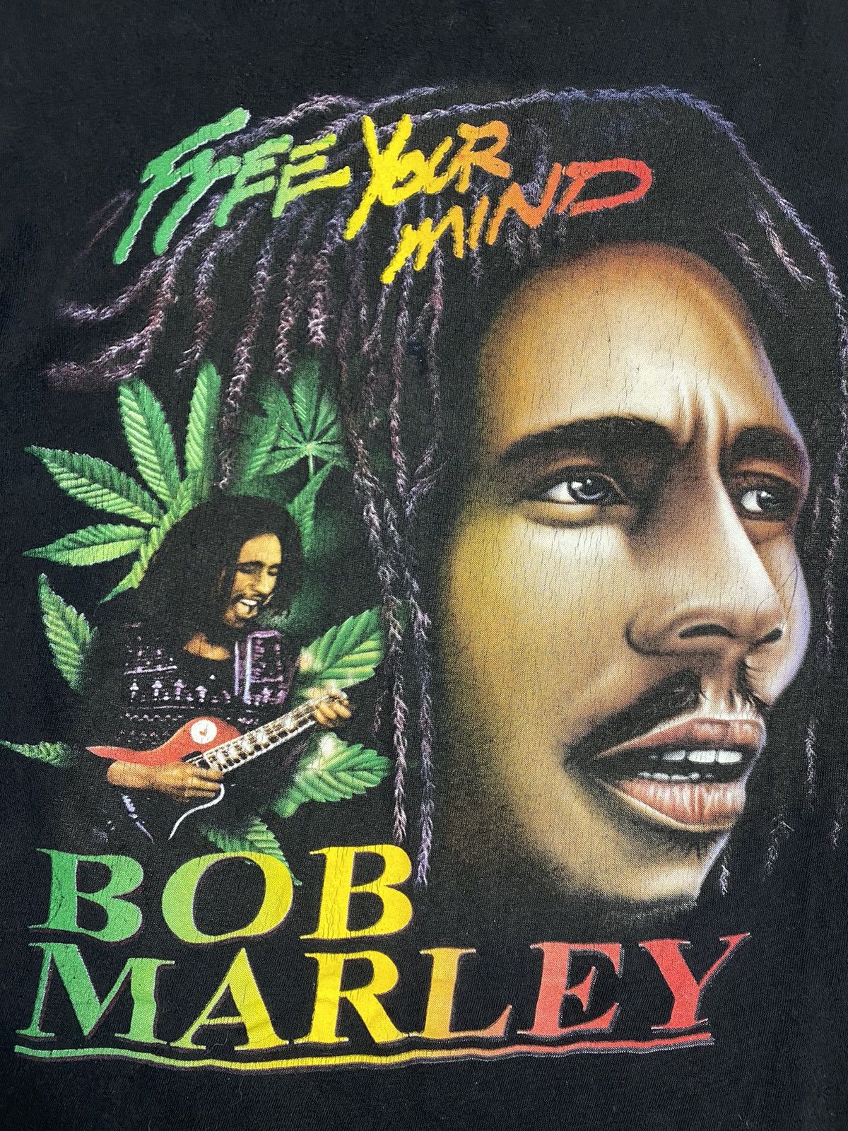 Bob Marley Vintage 00s Bob Marley Legend 420 Weed Ganja Y2K Tee T-Shirt Size US M / EU 48-50 / 2 - 6 Thumbnail