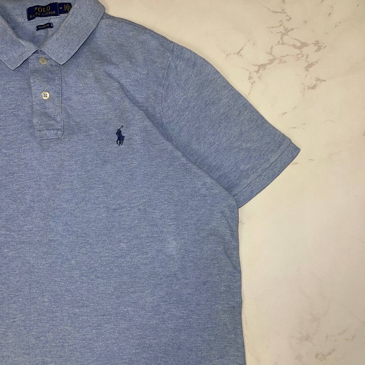 Polo Ralph Lauren Polo Ralph Lauren Slim Fit Blue Polo Shirt T-Shirt Size M Size US M / EU 48-50 / 2 - 3 Thumbnail