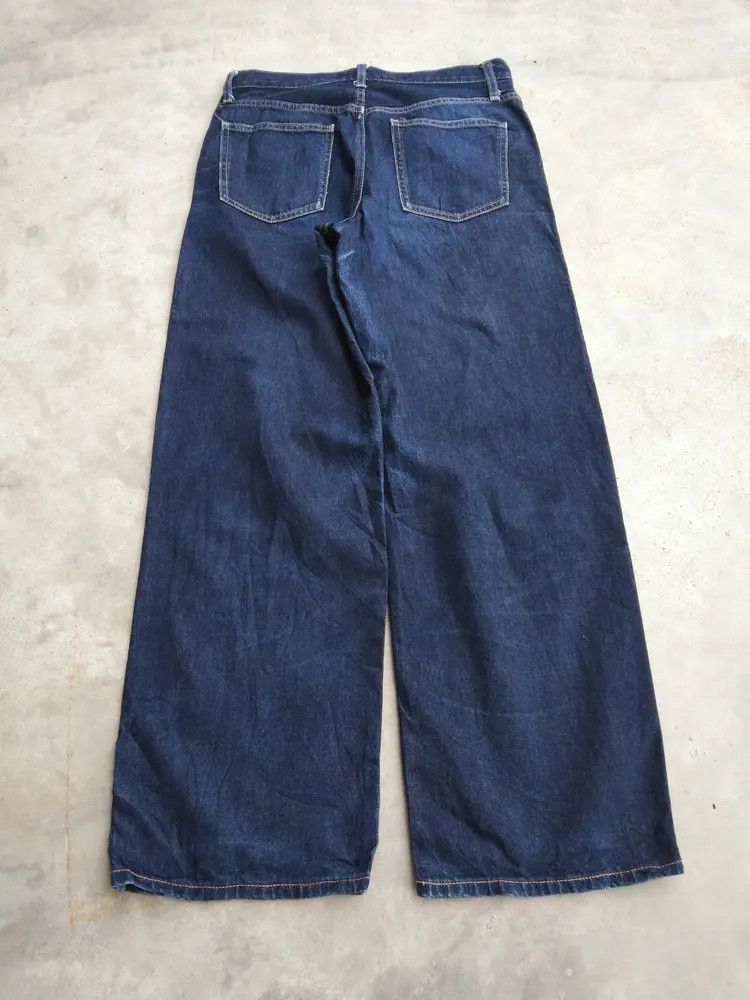 Japanese Brand Japanese Uniqlo Straight Wide Baggy Jeans 30x30 Size US 30 / EU 46 - 2 Thumbnail